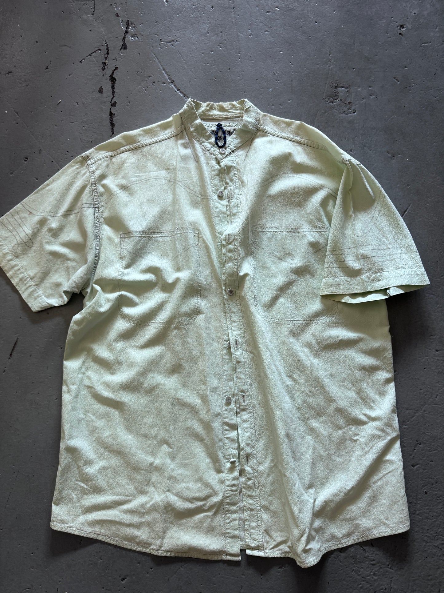 ellen poppy hill hand drawn admiral shirt