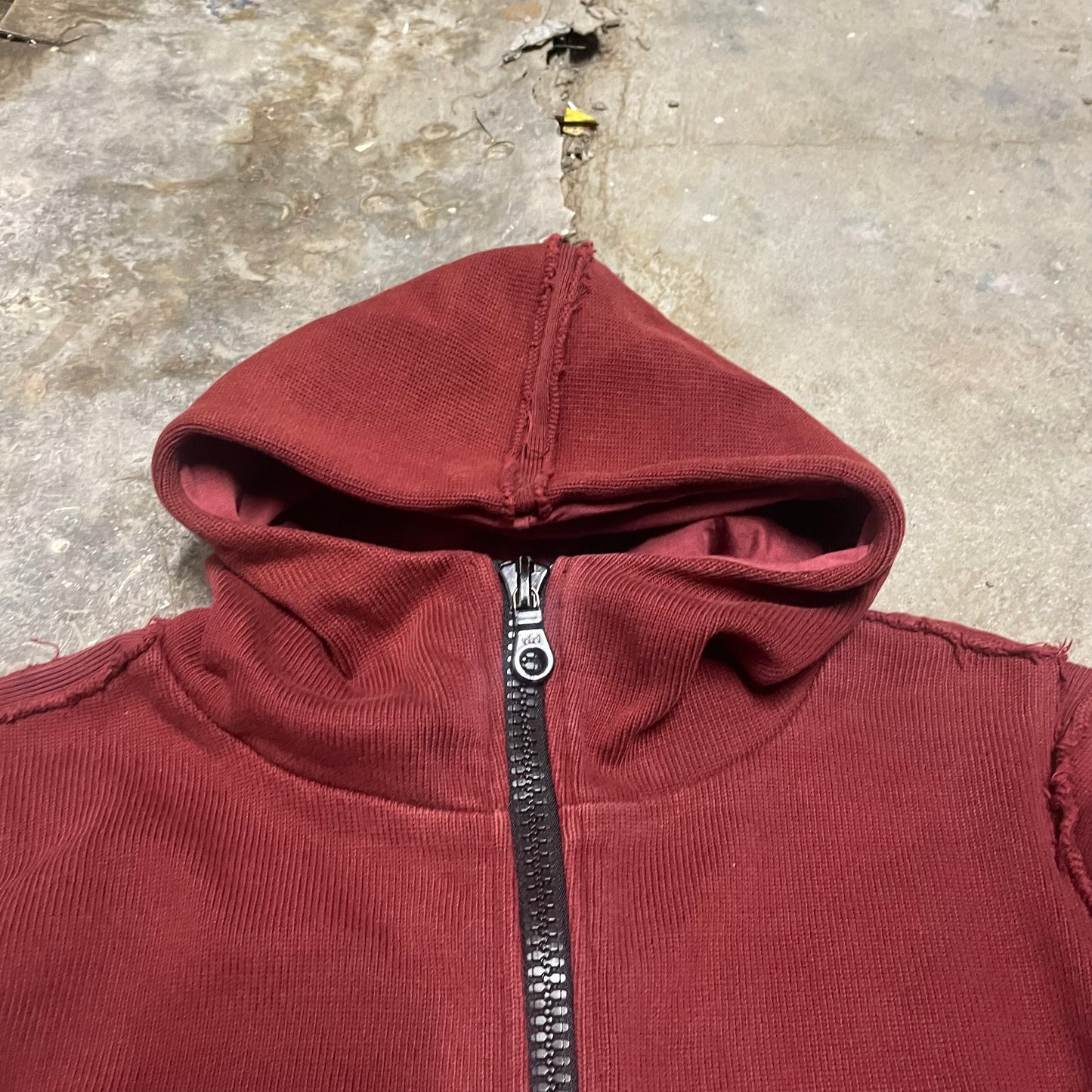 ripvanwinkle double jointed seam hoodie