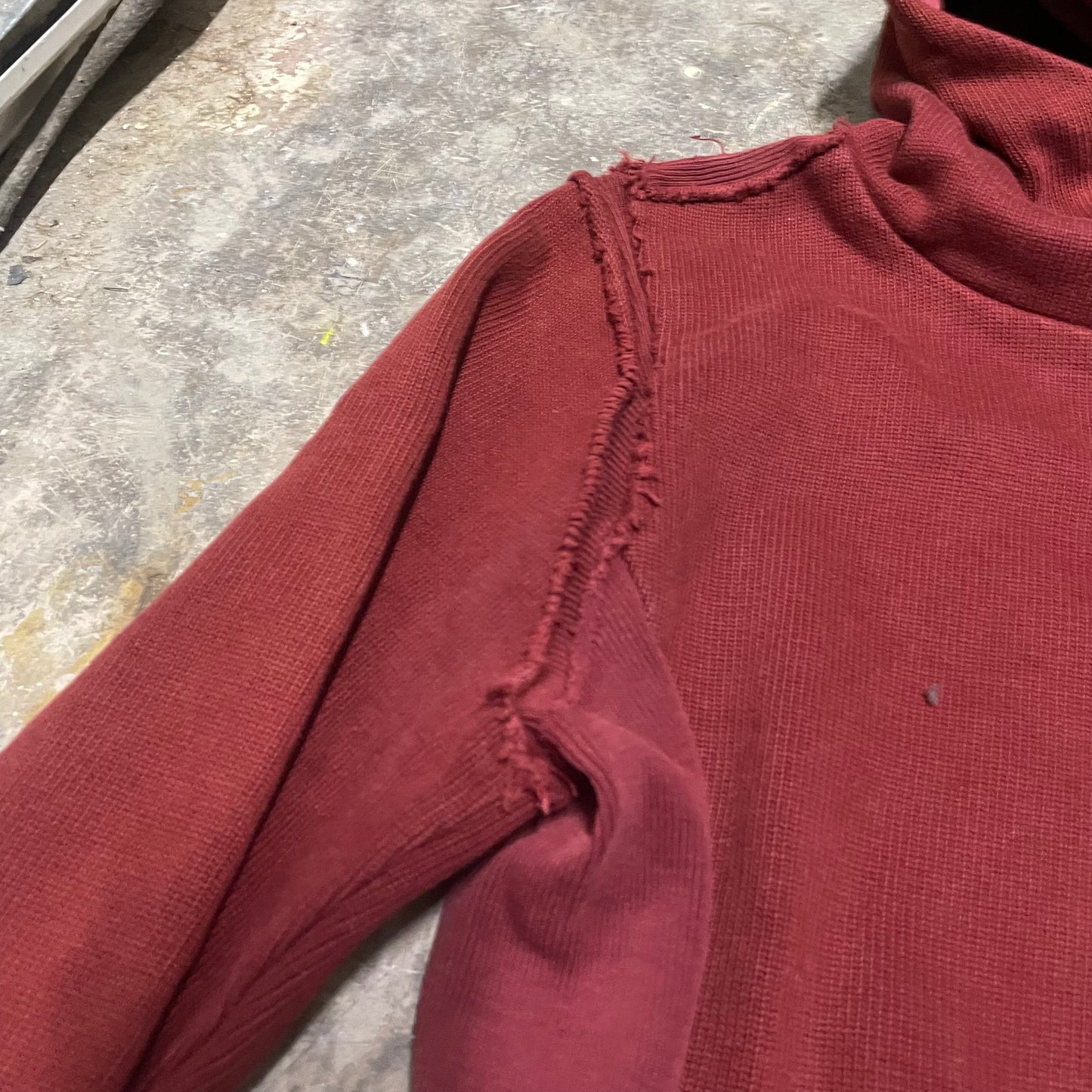 ripvanwinkle double jointed seam hoodie