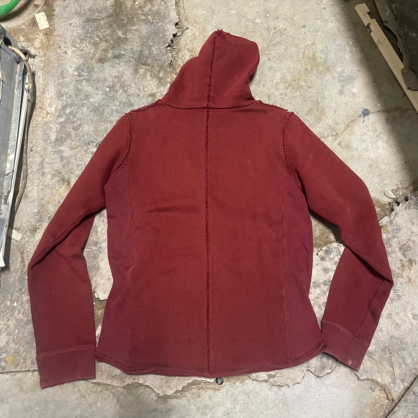 ripvanwinkle double jointed seam hoodie