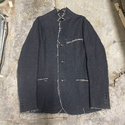 Shellac Wool Close Collar Blazer Jacket