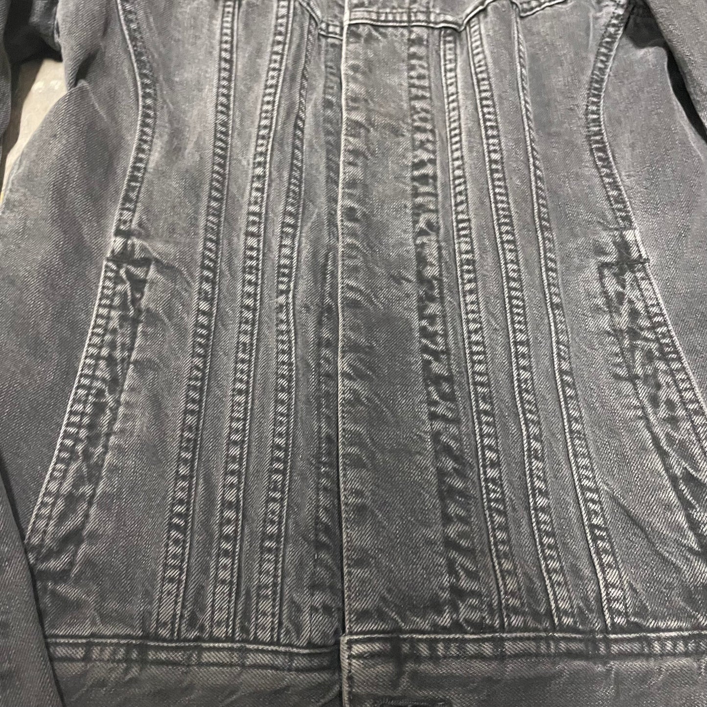 MA Julius AW11 Ribbed Denim jacket