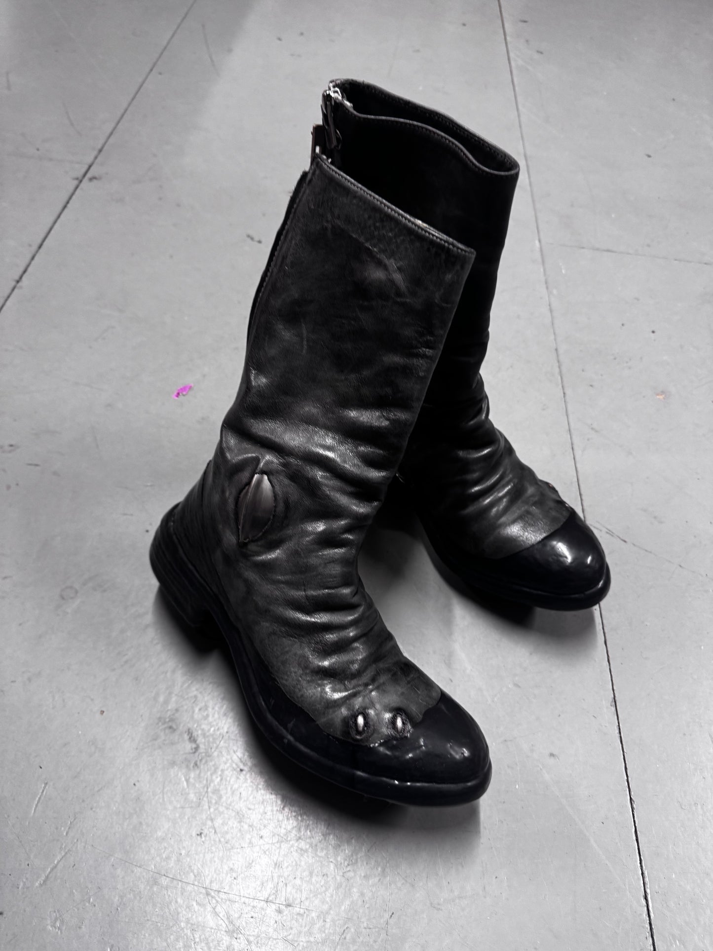 Carol Christian Poell Drip Prosthetic Tornado Boots