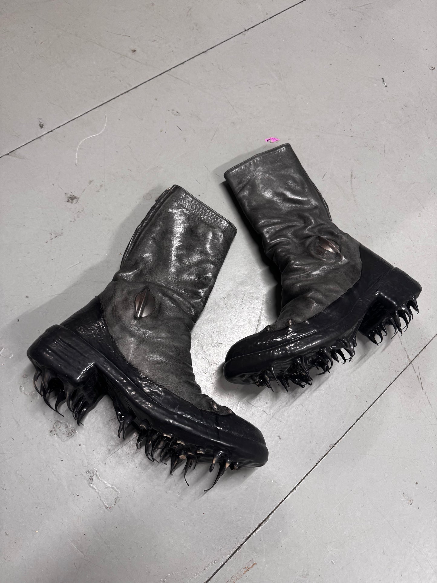 Carol Christian Poell Drip Prosthetic Tornado Boots