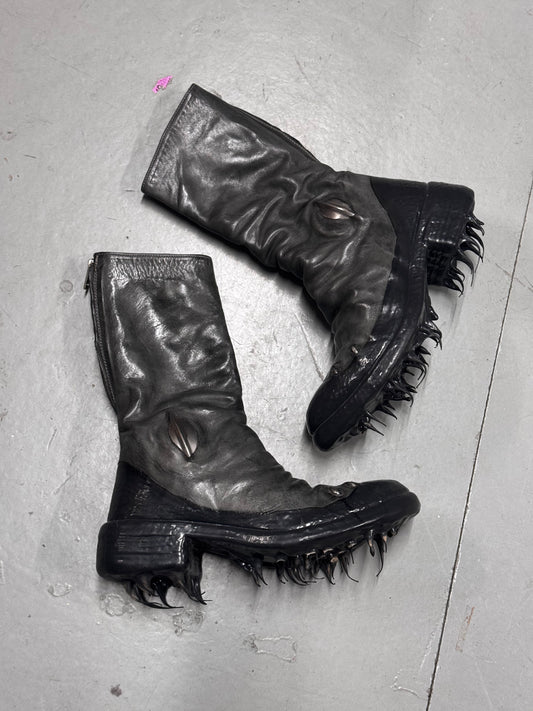 Carol Christian Poell Drip Prosthetic Tornado Boots