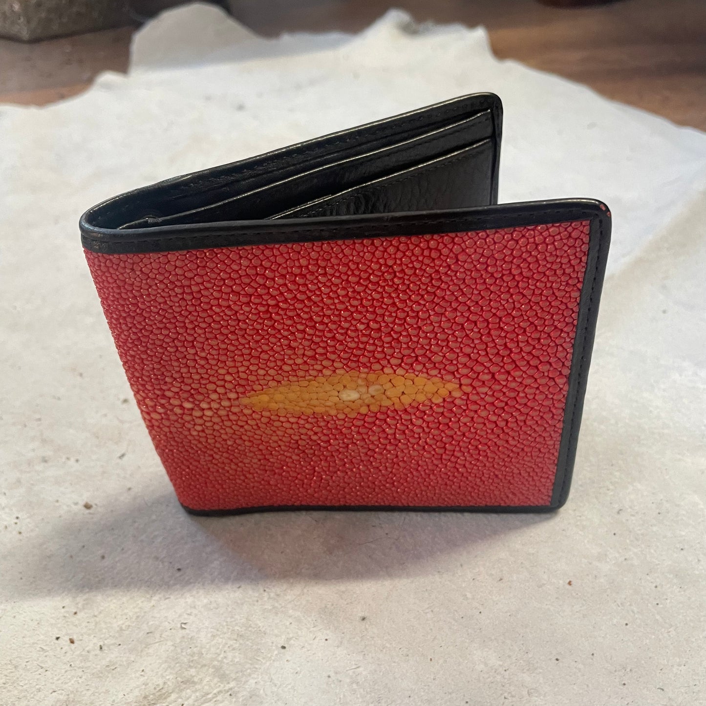 PPFM Stingray Leather Eye Bifold Wallet