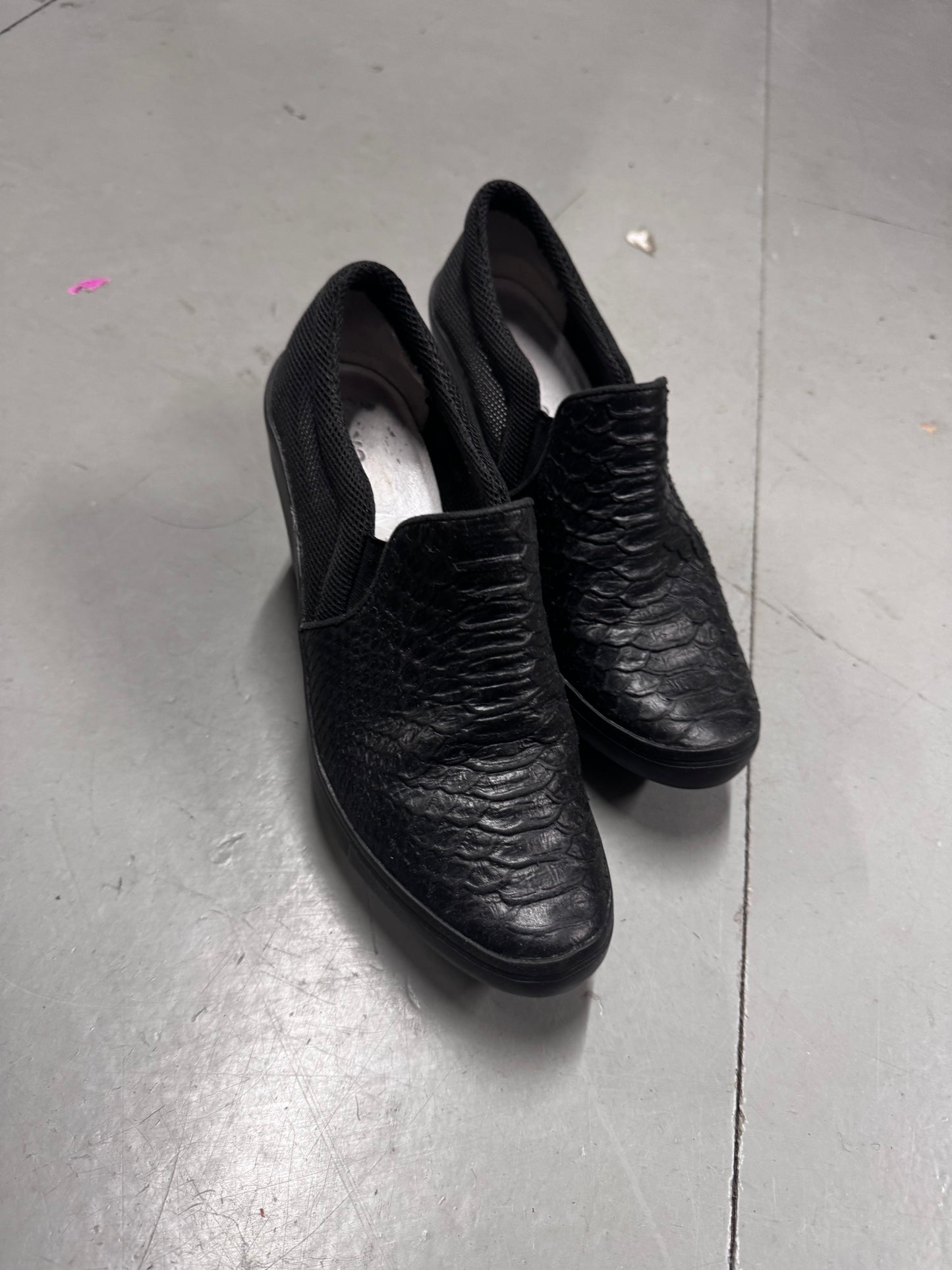Y-3 Yohji Yamamoto x Adidas Faux Python Mesh Heels