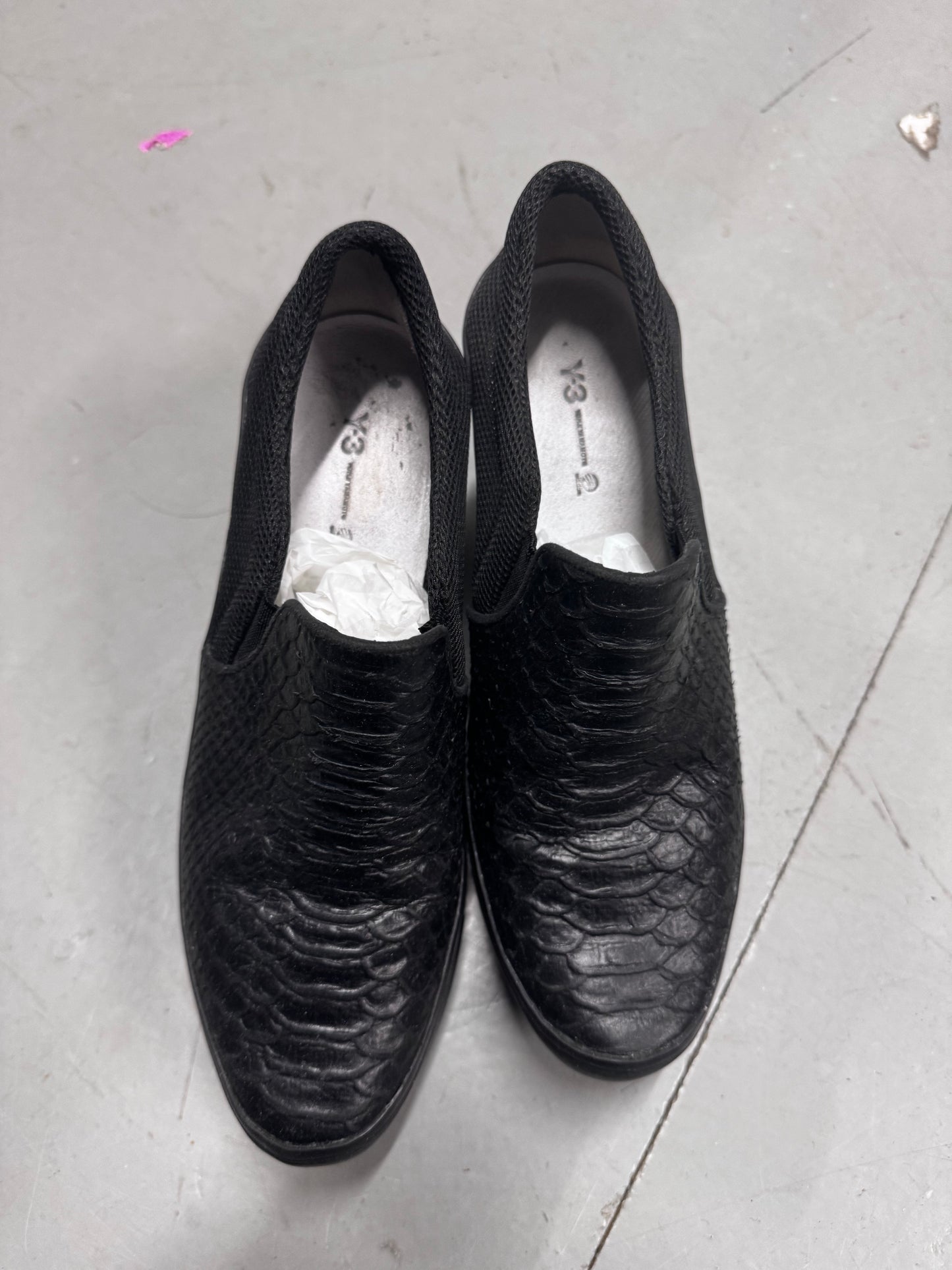 Y-3 Yohji Yamamoto x Adidas Faux Python Mesh Heels