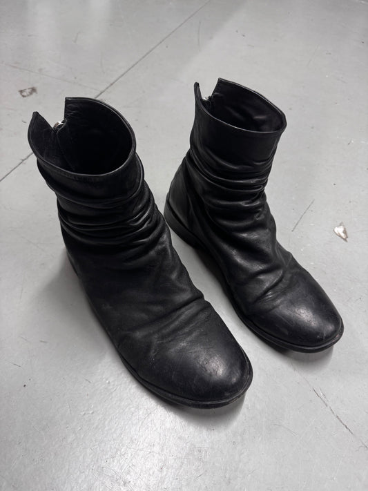The Last Conspiracy Horse Leather Backzip Boots