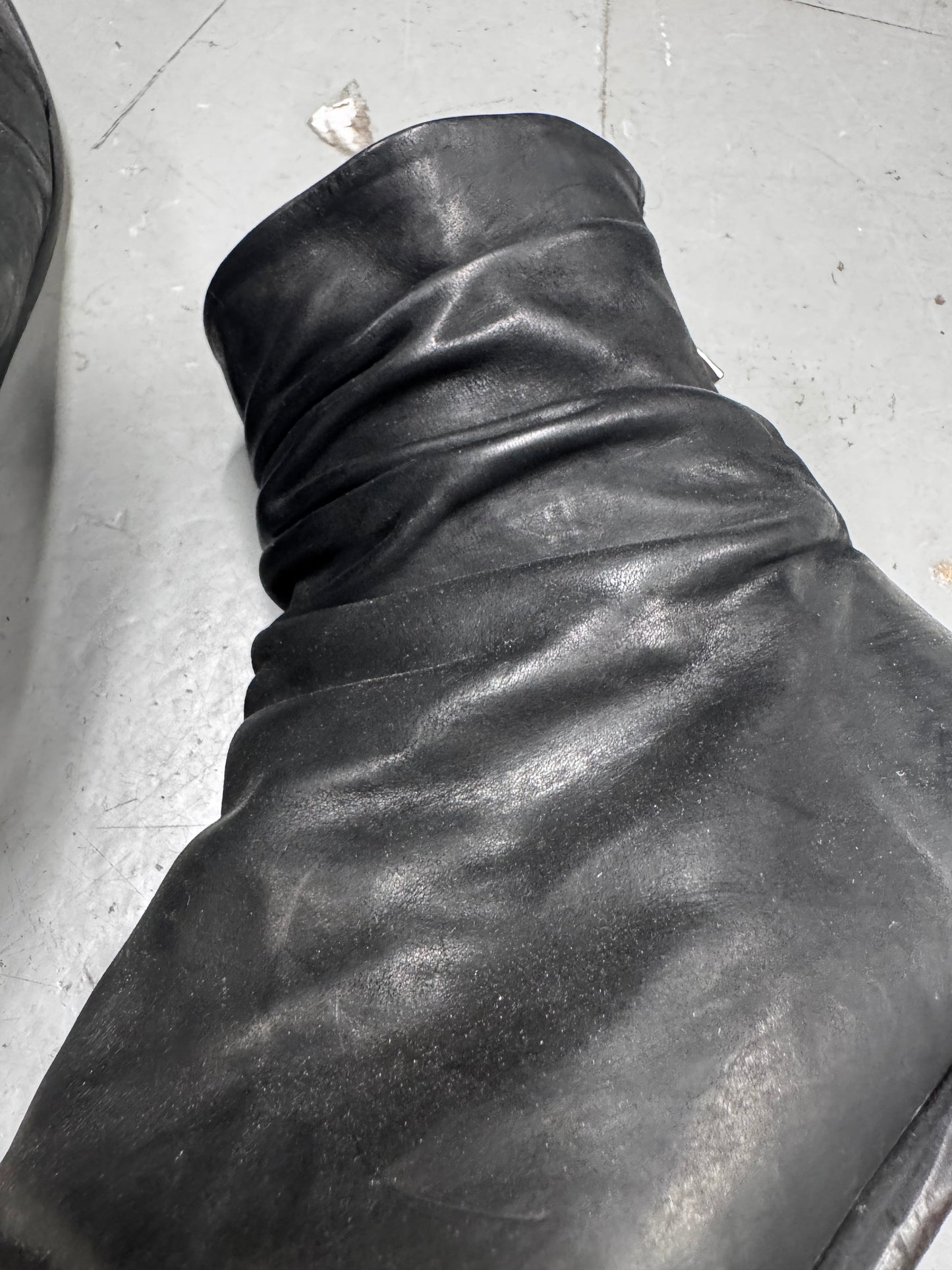 The Last Conspiracy Horse Leather Backzip Boots