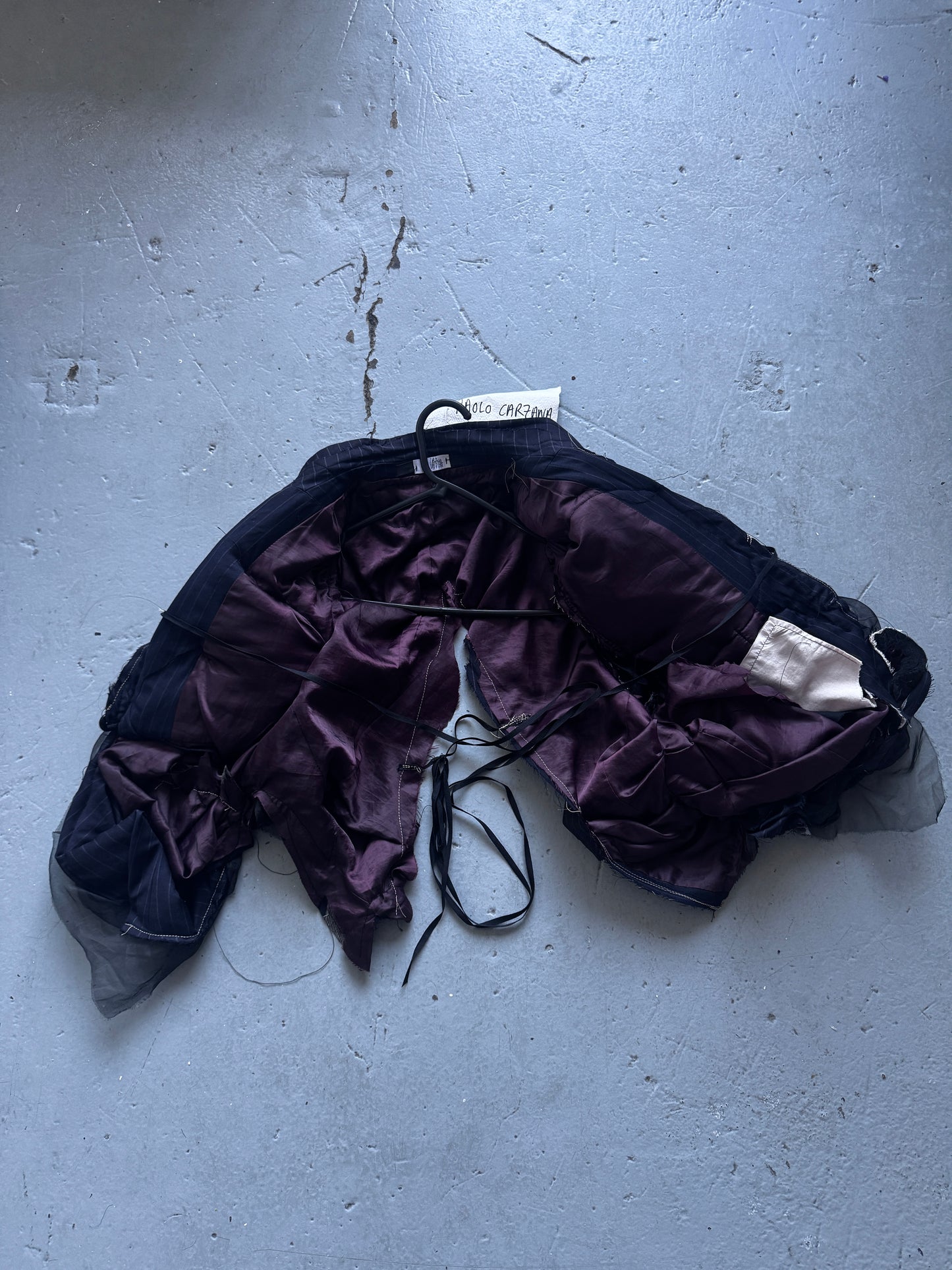 paolo carzana stuffed waistcoat