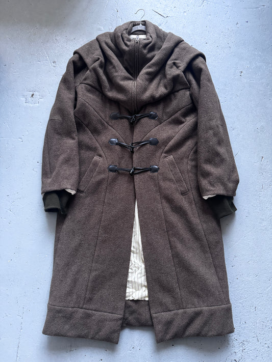 20471120 drape collar coat M