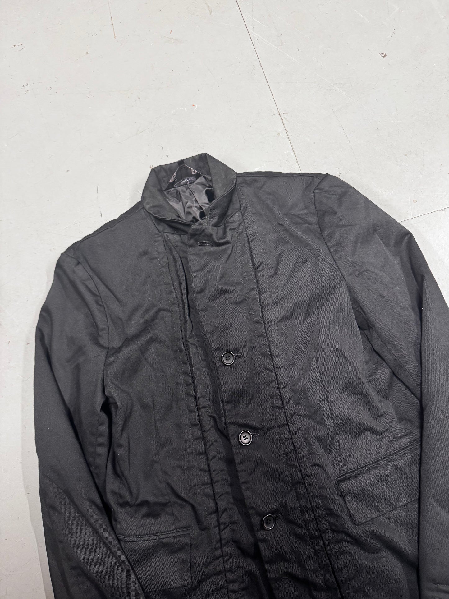 Comme Des Garcons Black Slit Coat