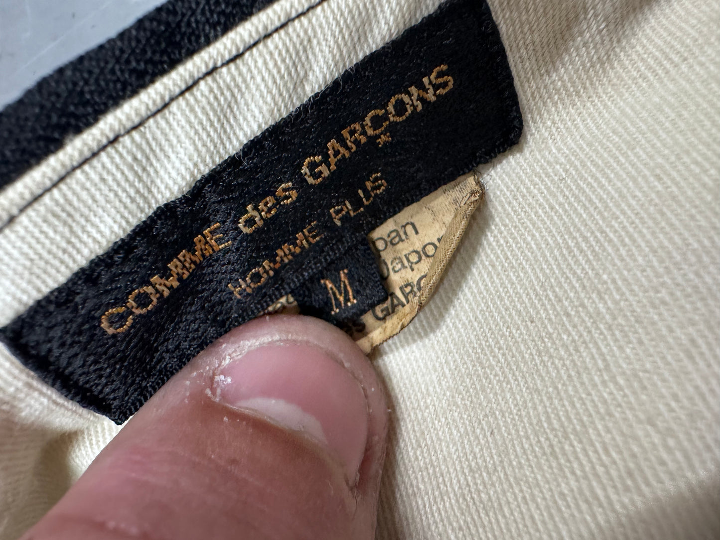 Comme Des Garcons Homme Plus Pinstripe Trousers