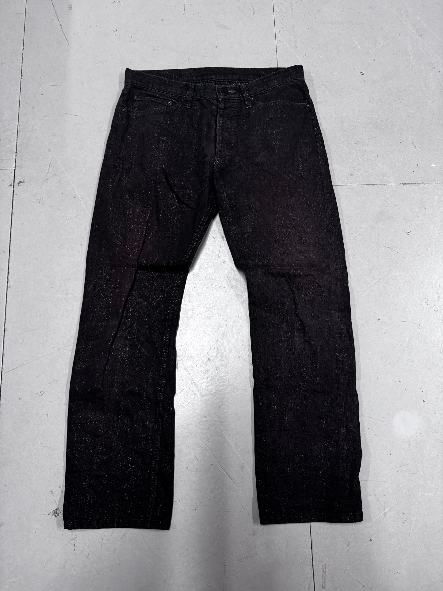 Issey Miyake Men Glitter Thread Jeans