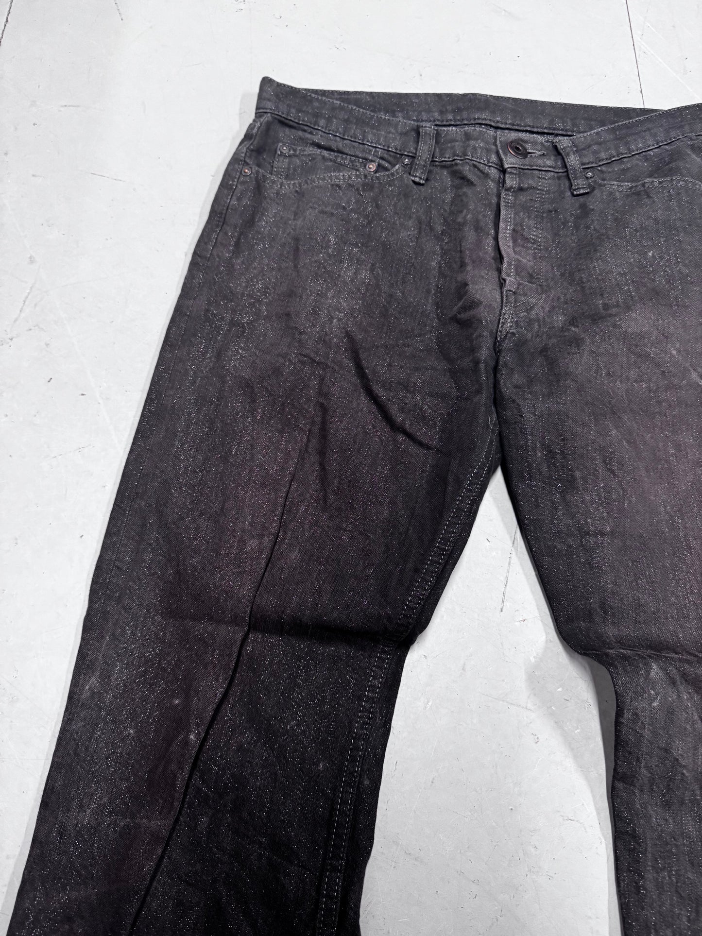 Issey Miyake Men Glitter Thread Jeans
