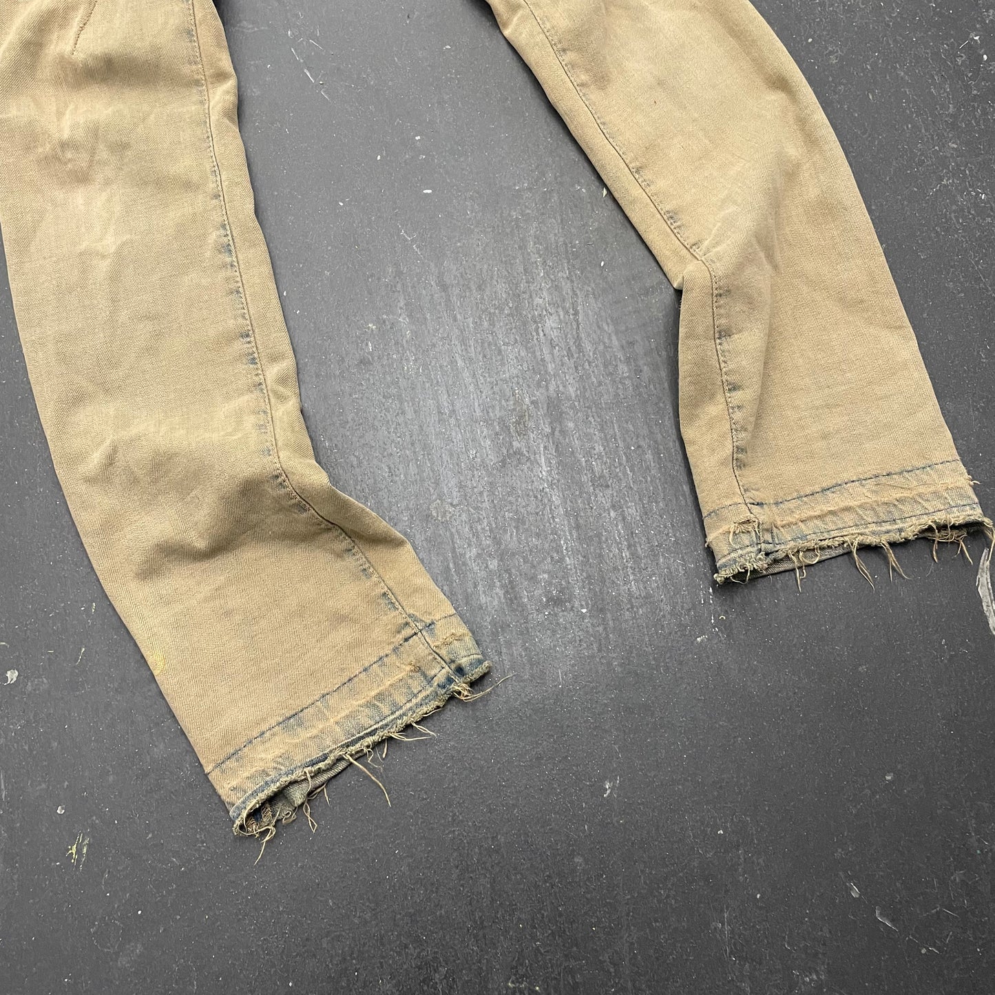 Rick Owens drkshdw Olmar Spiral Sand Wash Jeans