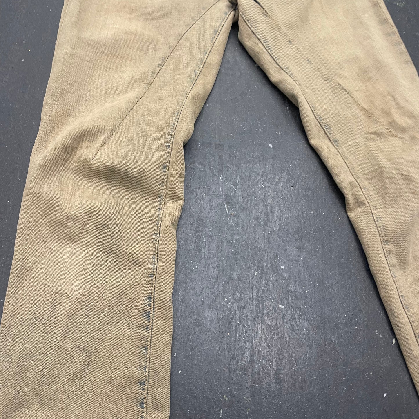 Rick Owens drkshdw Olmar Spiral Sand Wash Jeans