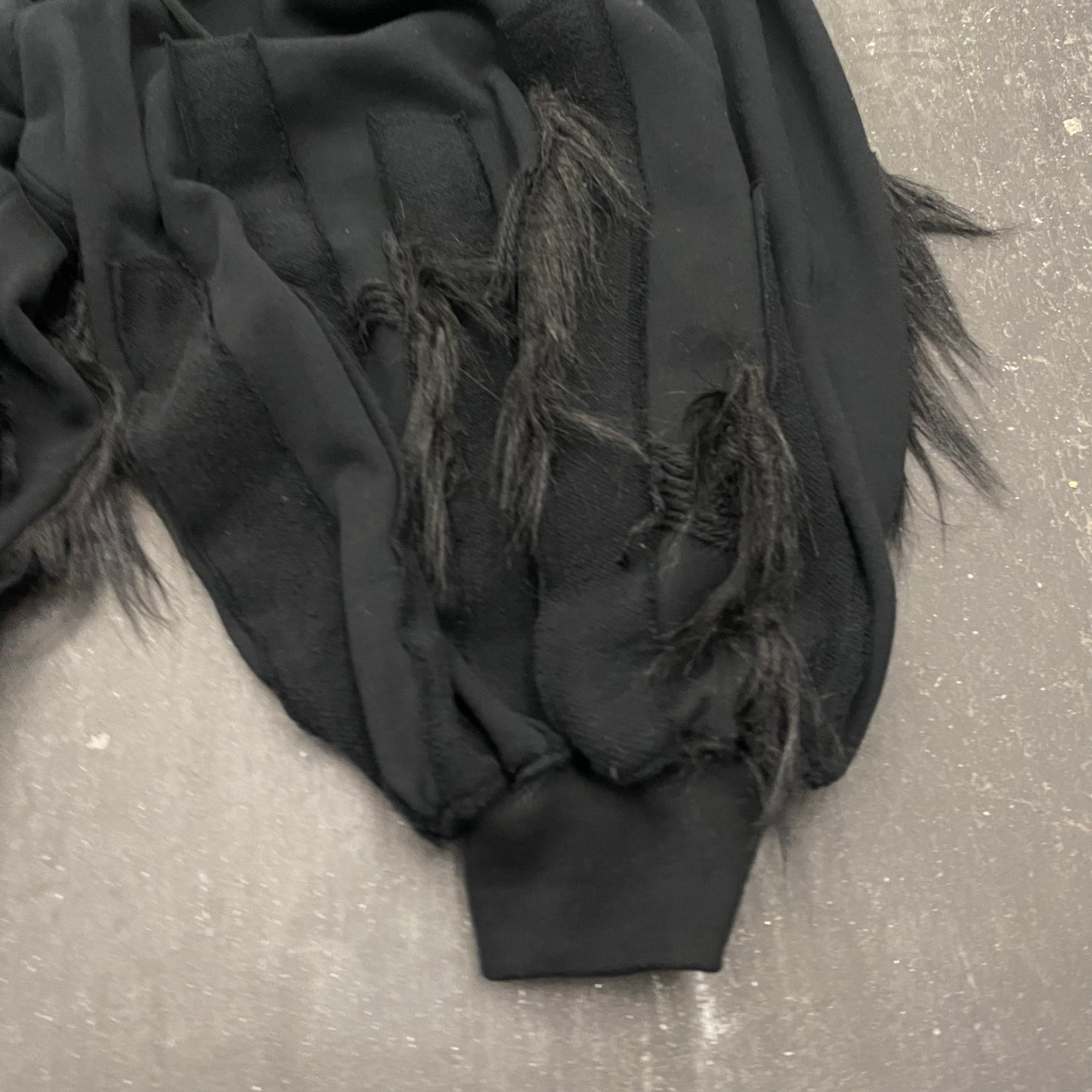 Unfinished Shinya Tabuchi Fur Detail Balloon Sweatpants