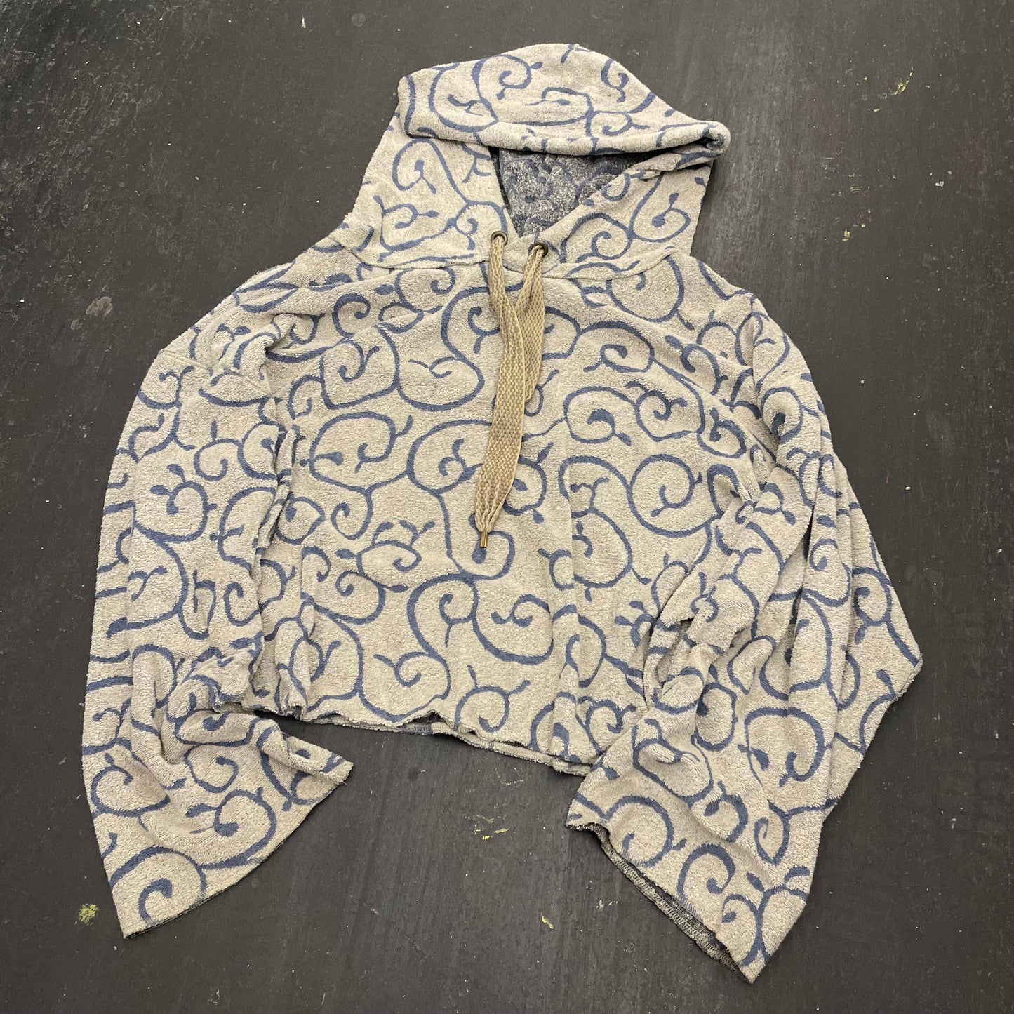 Kapital Linen Patterned Hoodie