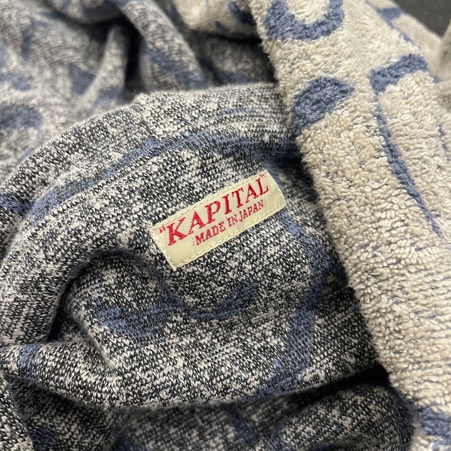Kapital Linen Patterned Hoodie