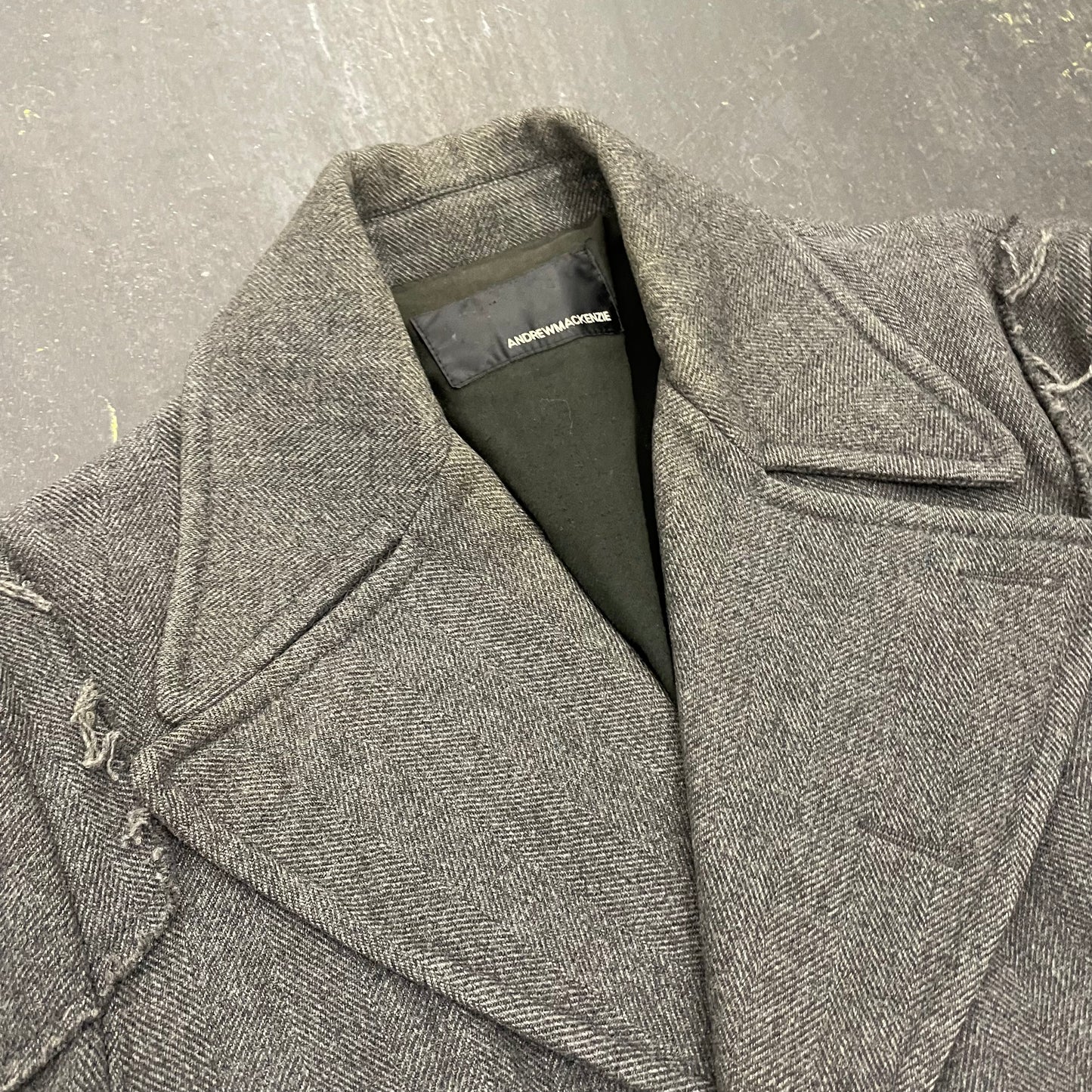 Andrew Mackenzie Cross Buckle Armor Jacket