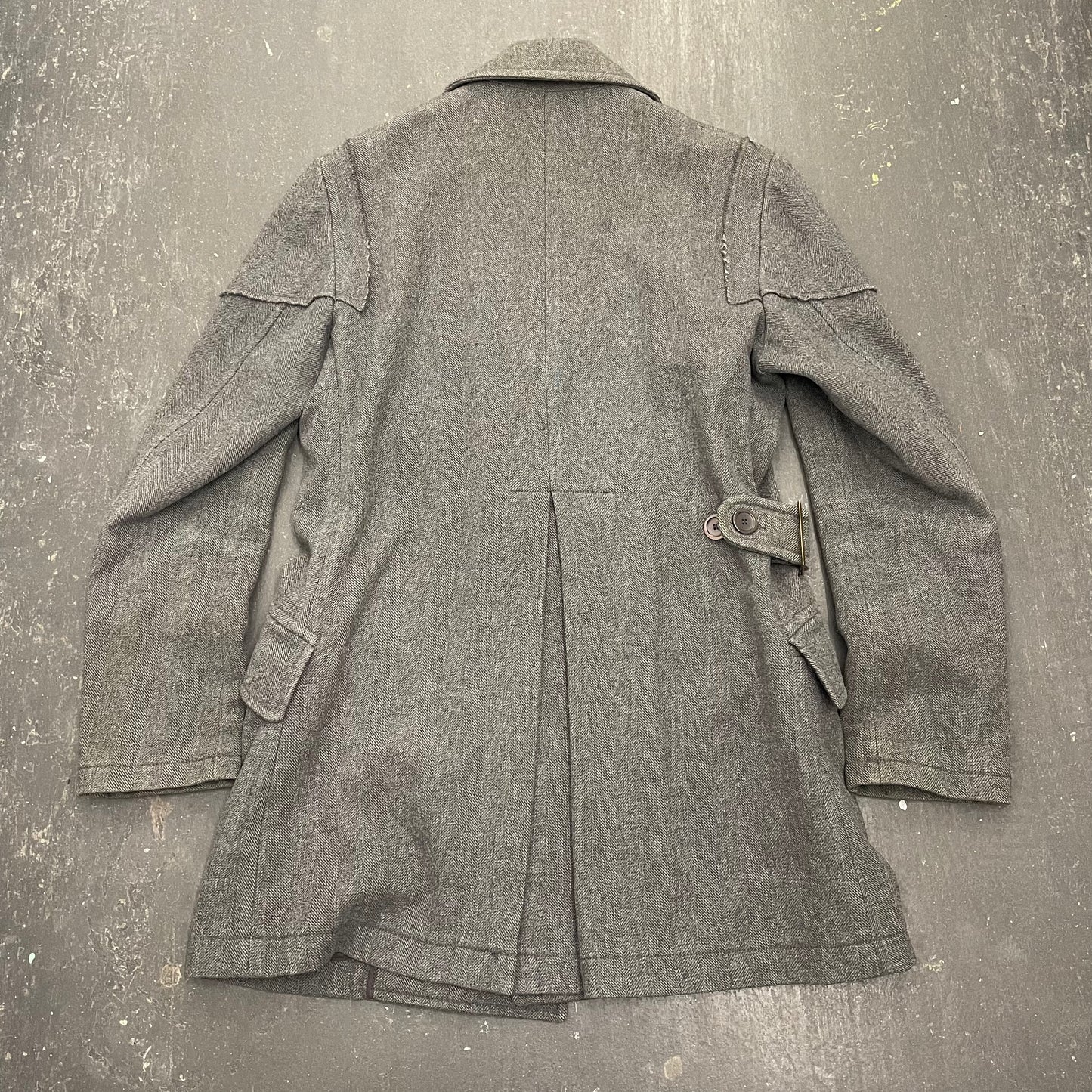 Andrew Mackenzie Cross Buckle Armor Jacket