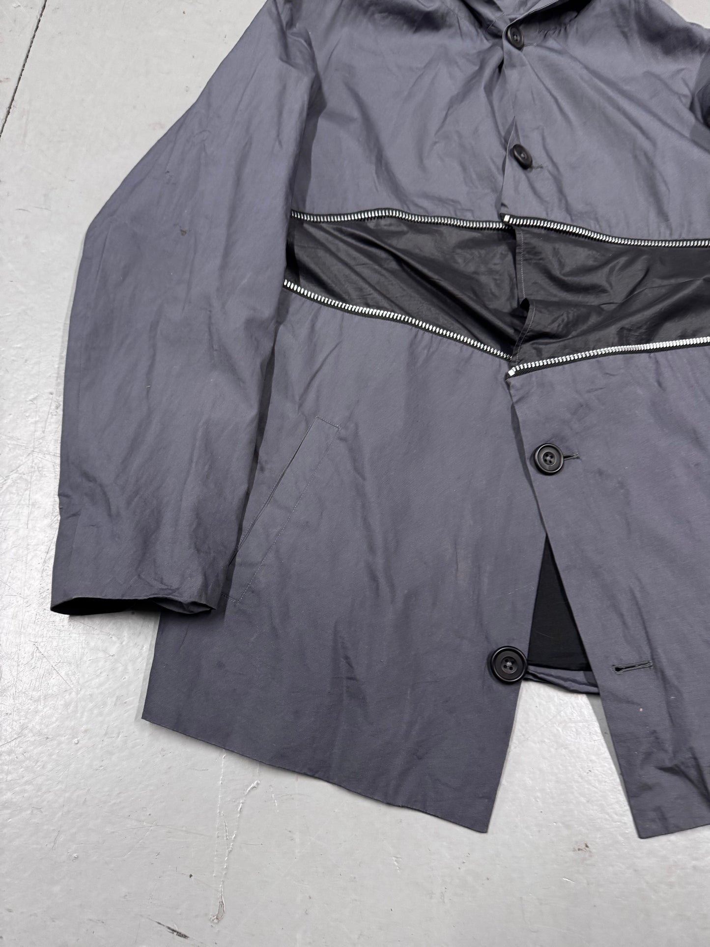 Berthold Zip Centre Hooded Blazer