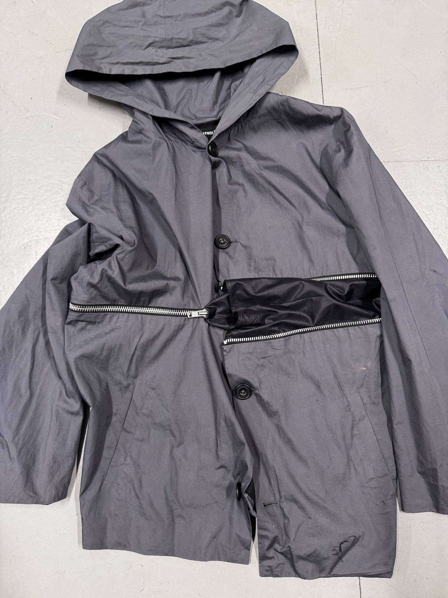 Berthold Zip Centre Hooded Blazer
