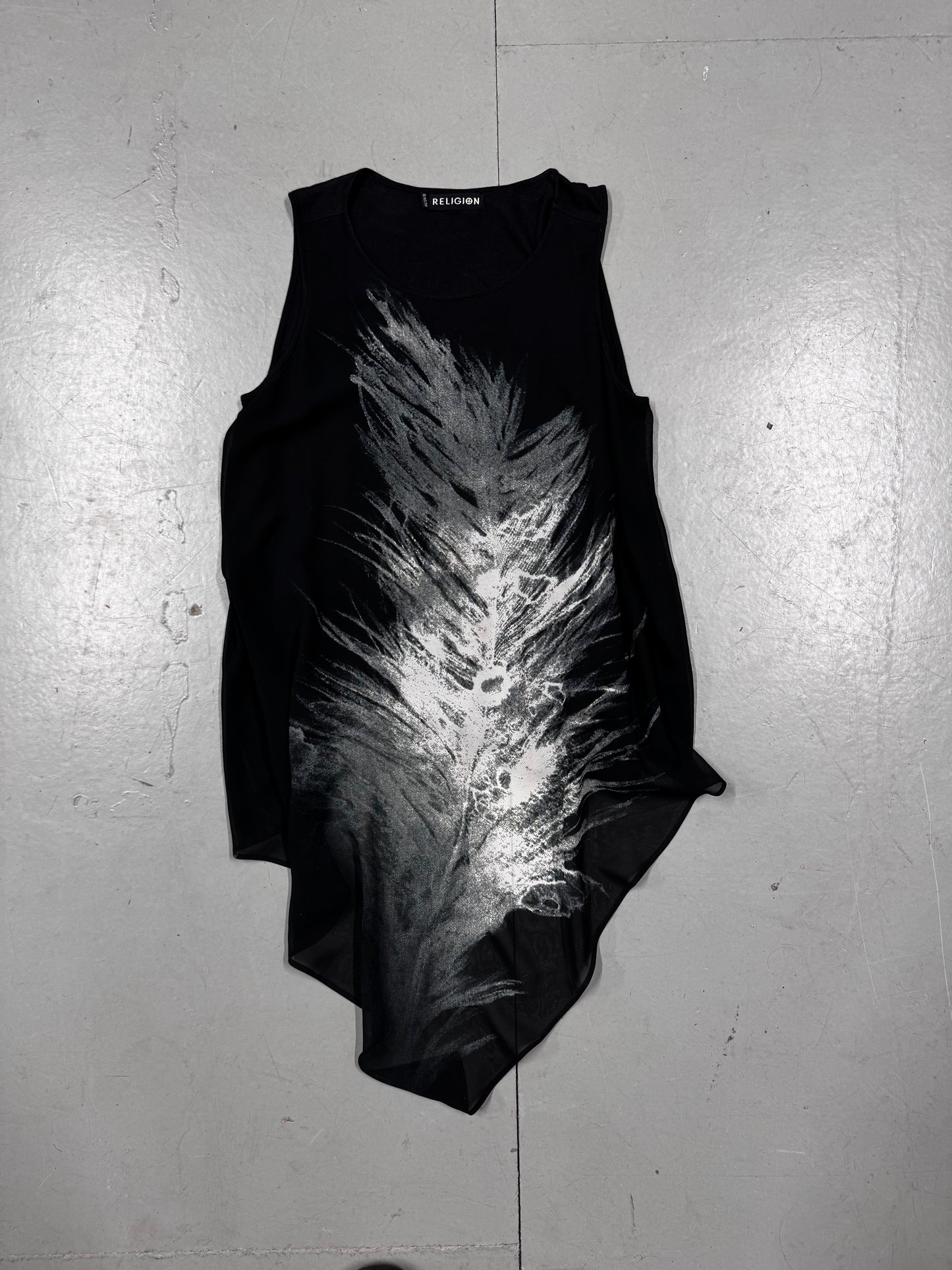 Religion Feather Elongated Tank