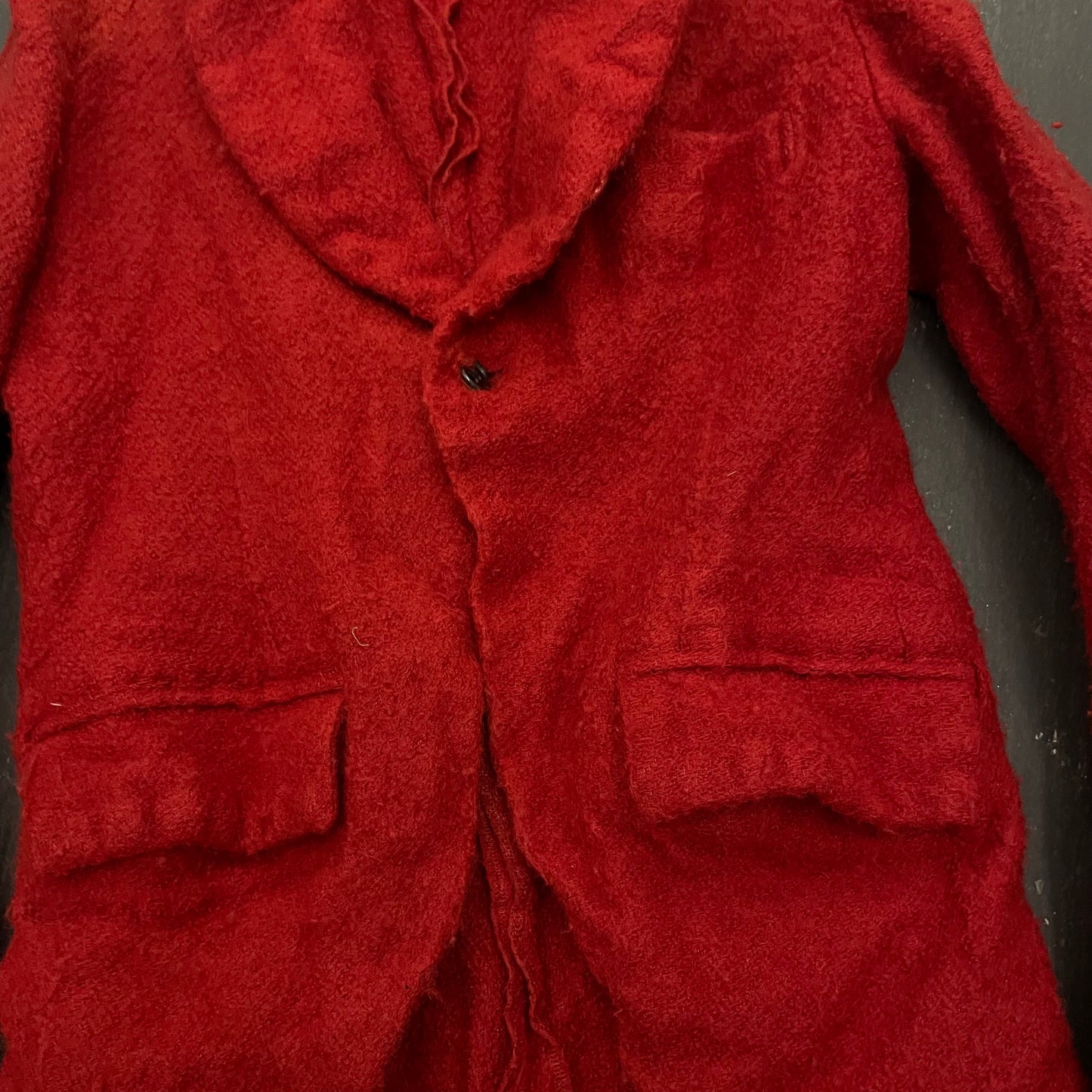Comme Des Garcons Homme Plus AW04 Lost Englishman Boiled Wool Poet Blazer