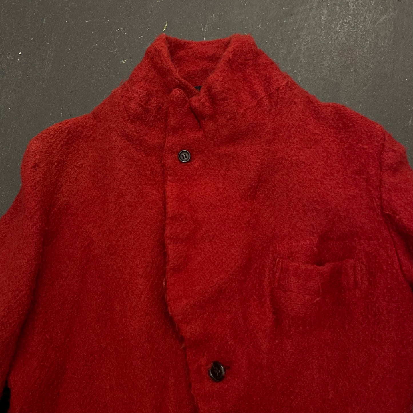 Comme Des Garcons Homme Plus AW04 Lost Englishman Boiled Wool Poet Blazer