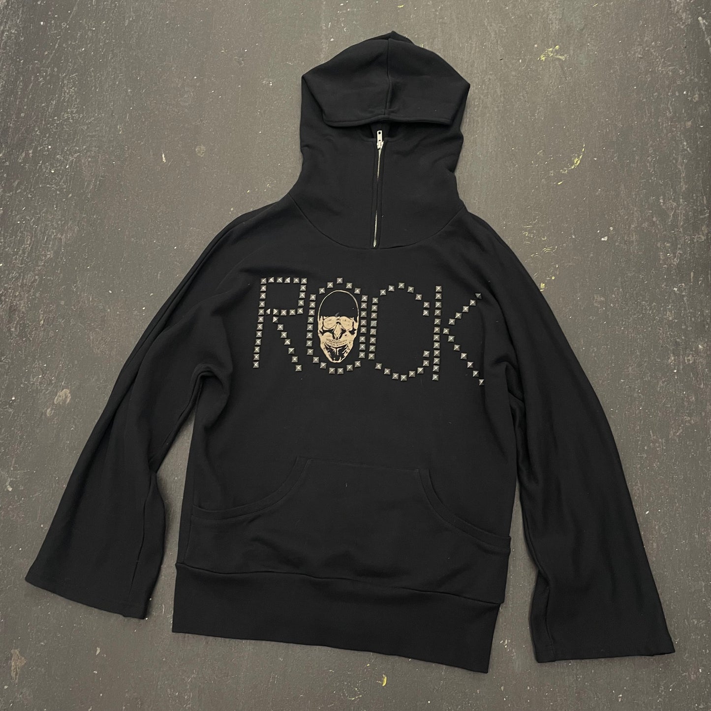 Glad News Studded Rock Hoodie
