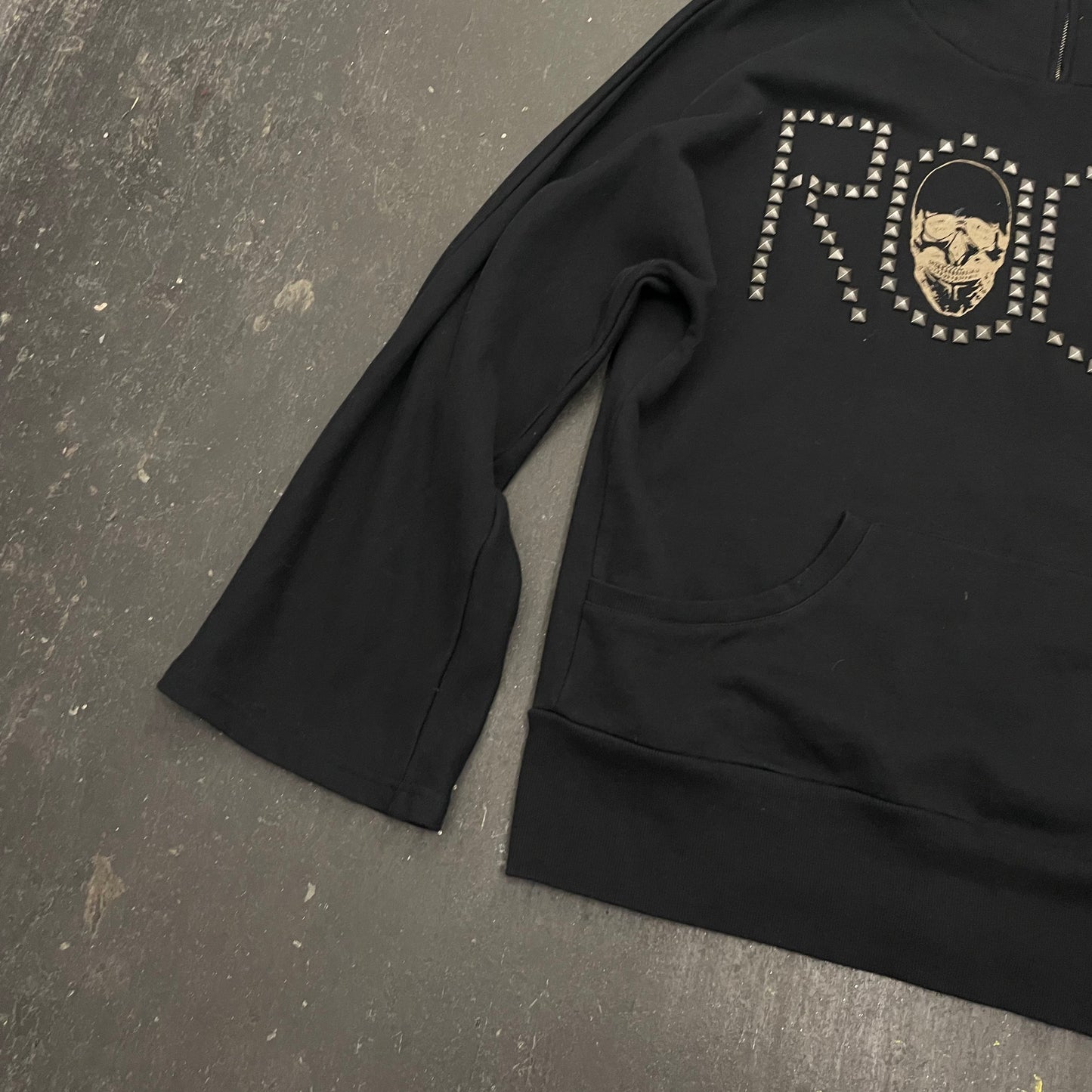 Glad News Studded Rock Hoodie