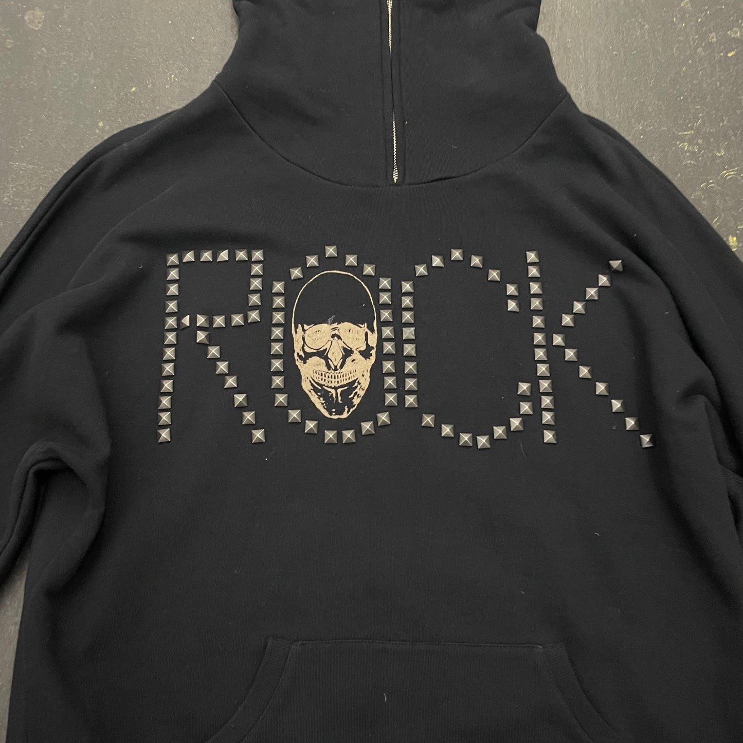 Glad News Studded Rock Hoodie