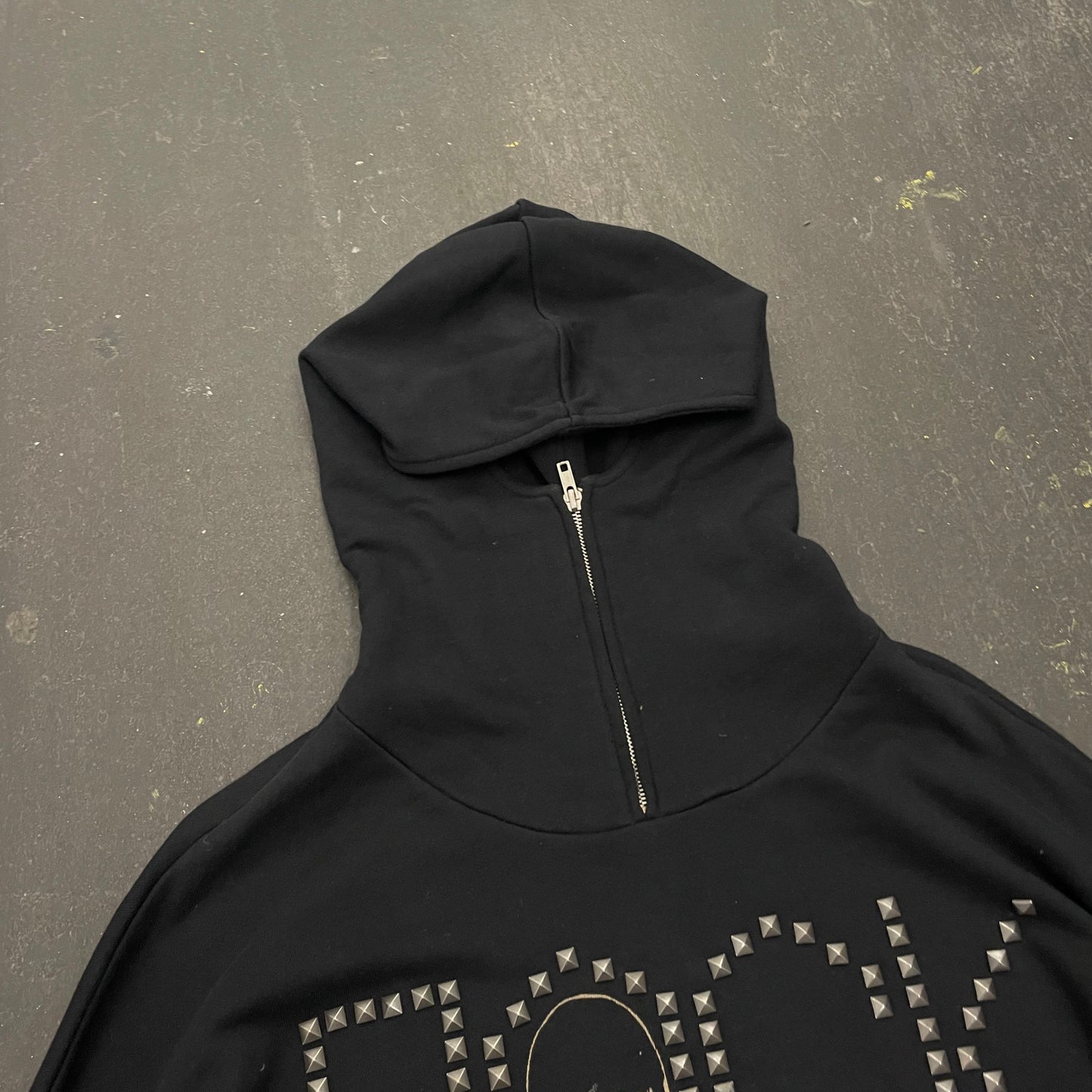 Glad News Studded Rock Hoodie