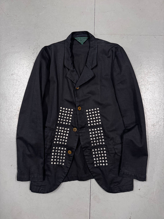 Comme Des Garcons Homme Plus Evergreen Reverse Studded Blazer