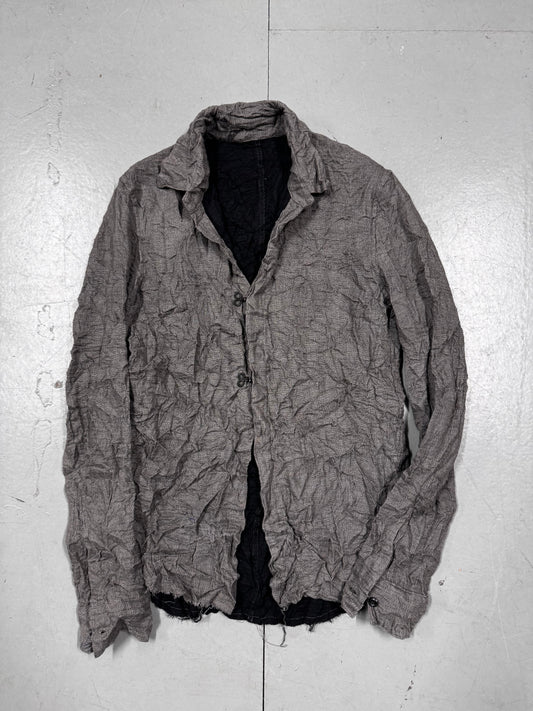 Taichi Murakami Wrinkle Raw Hem Jacket