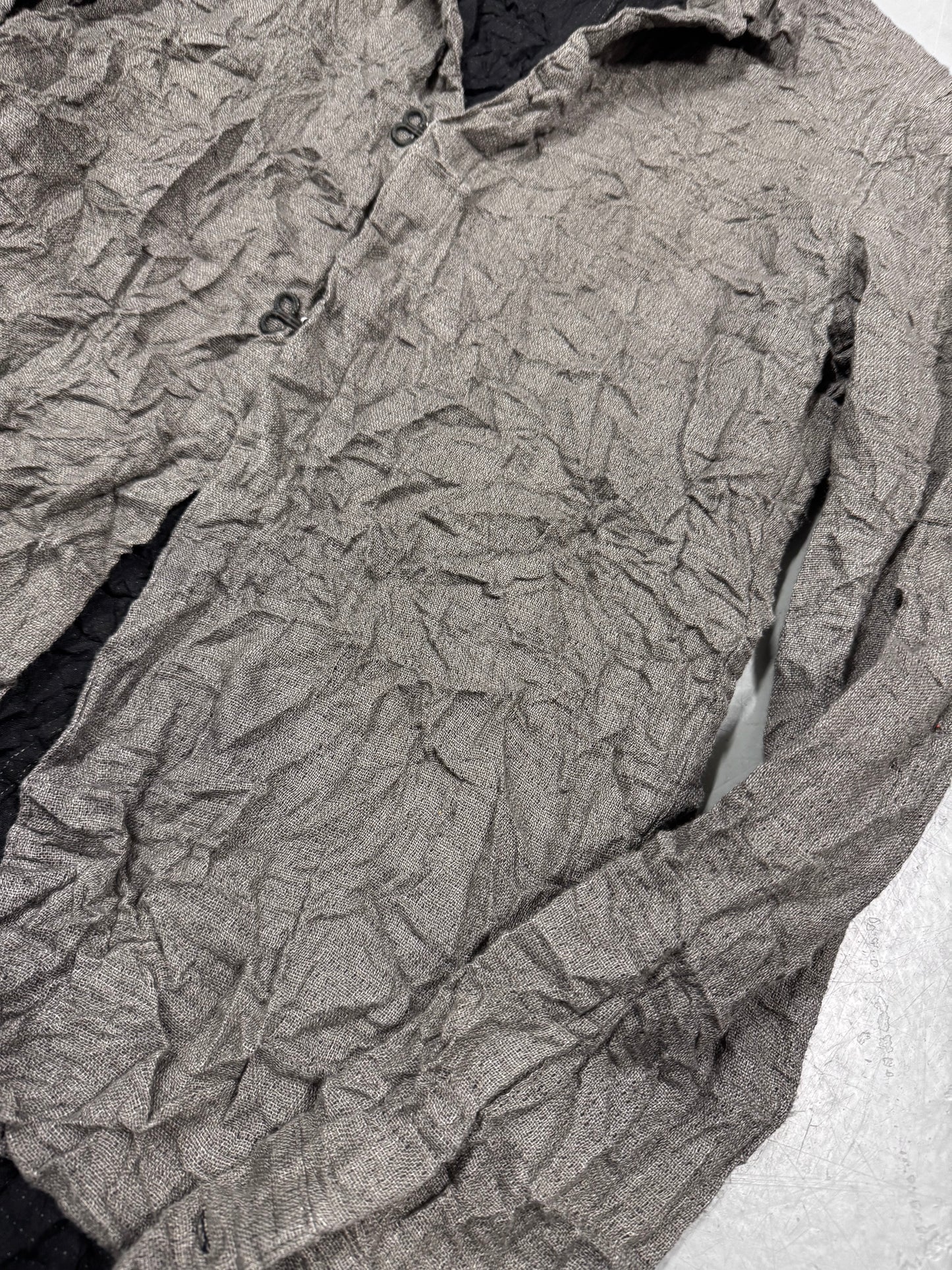 Taichi Murakami Wrinkle Raw Hem Jacket