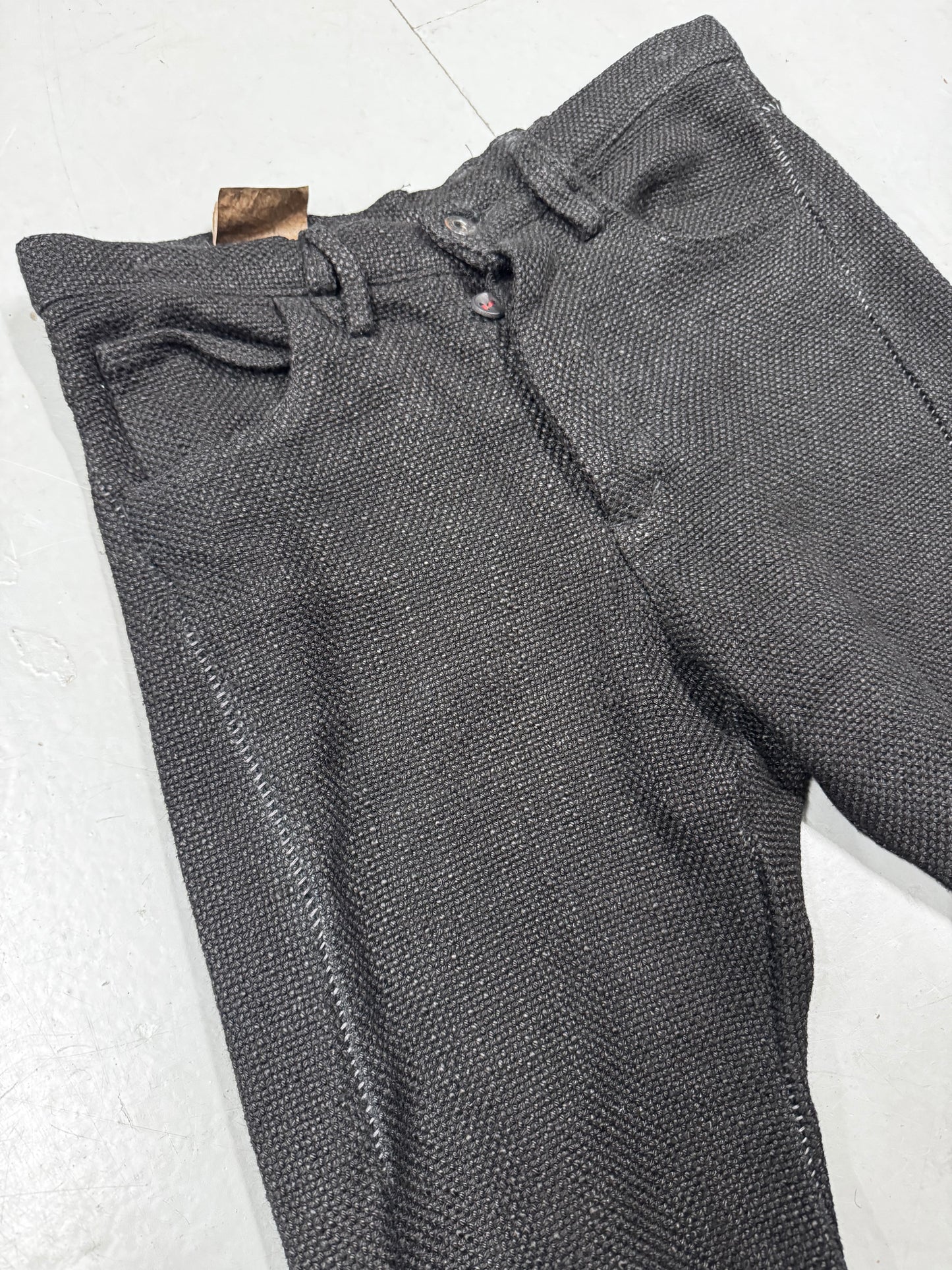 Zam Barrett Crescent Seam Overlock Trousers