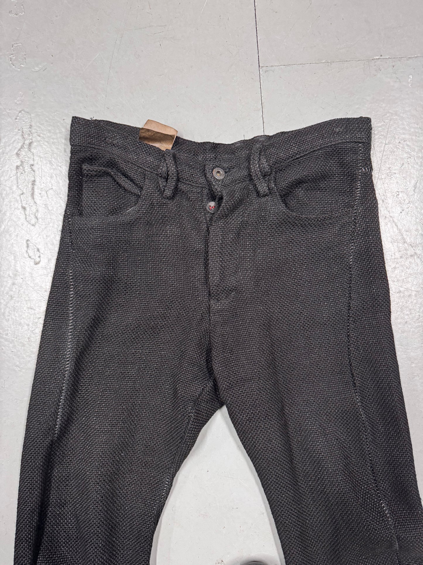 Zam Barrett Crescent Seam Overlock Trousers