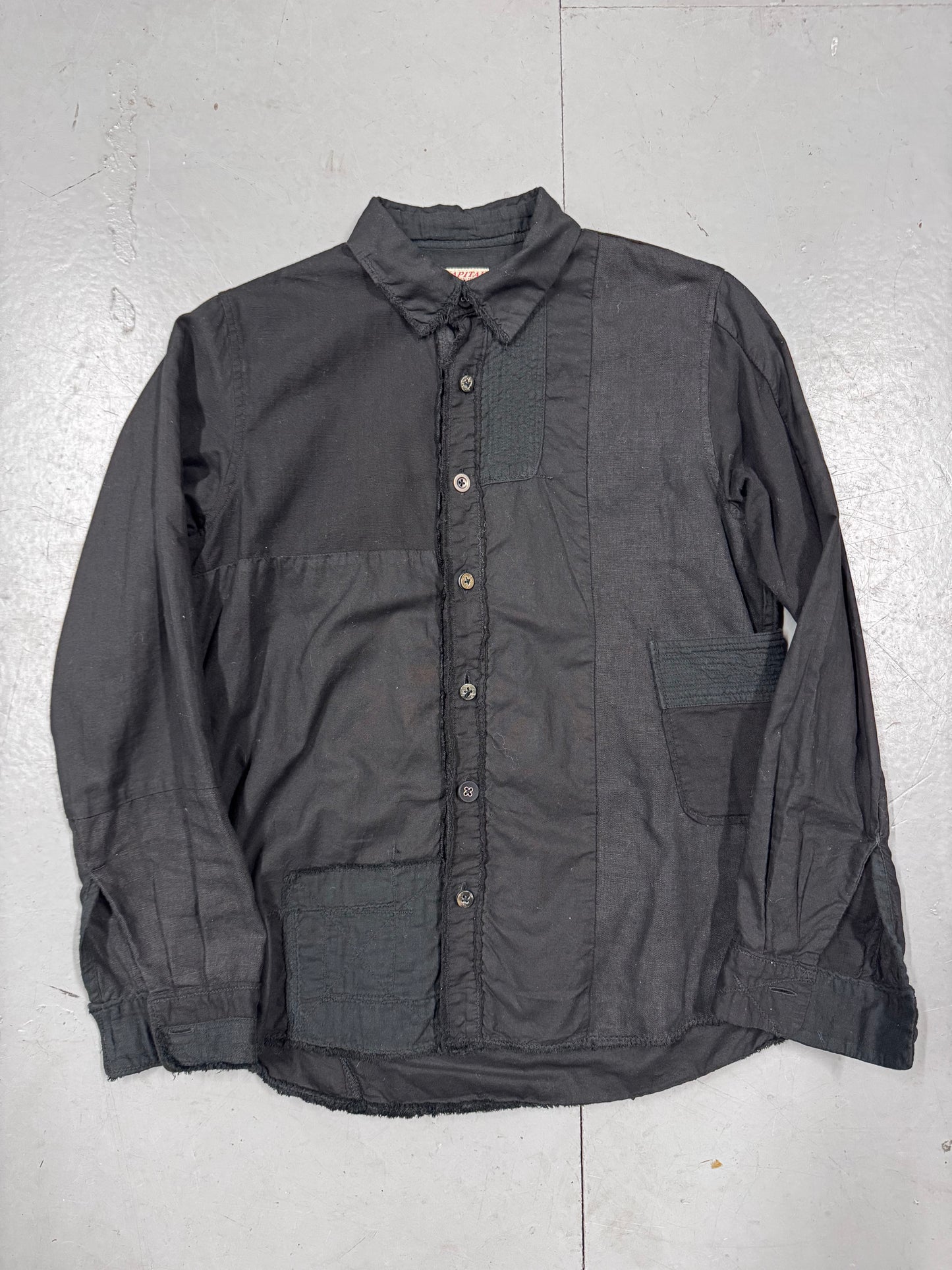 Kapital Boro Patchwork Distressed Shirt