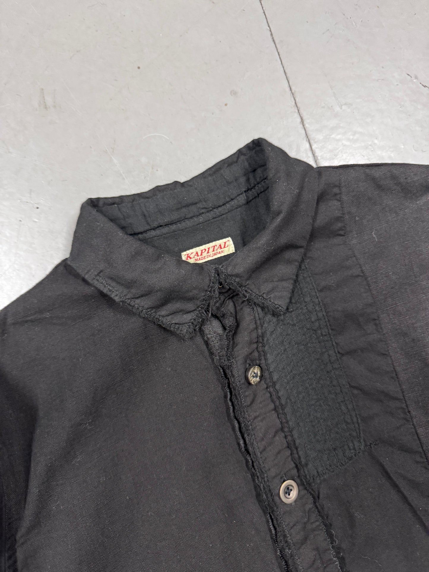 Kapital Boro Patchwork Distressed Shirt