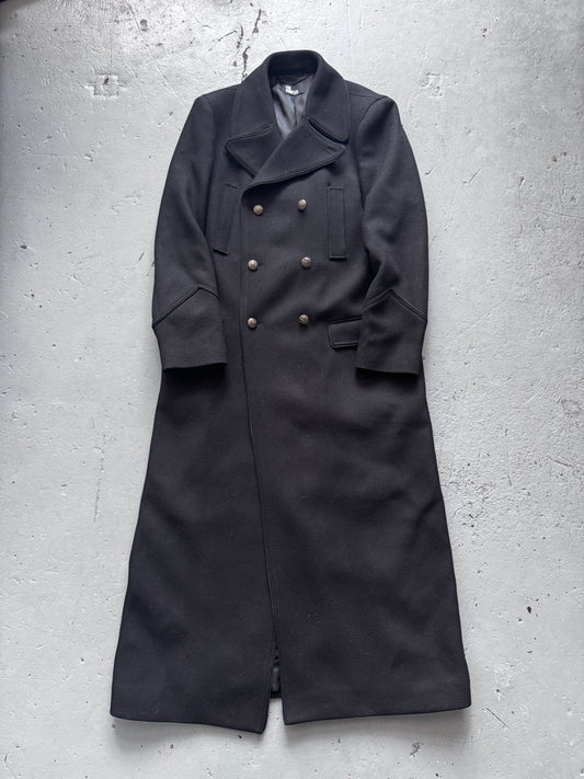 the kooples heavy wool trimmed overcoat