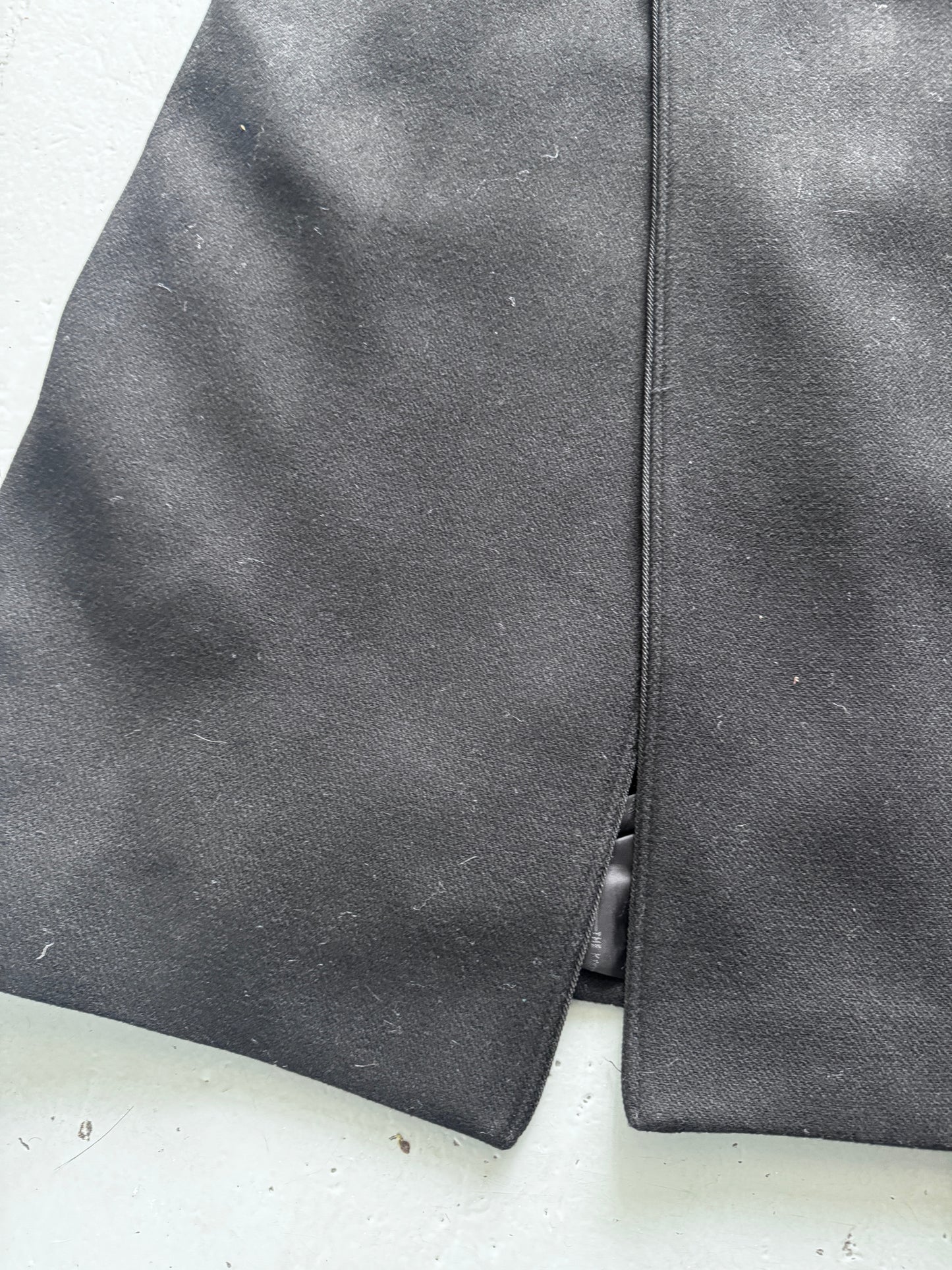 the kooples heavy wool trimmed overcoat