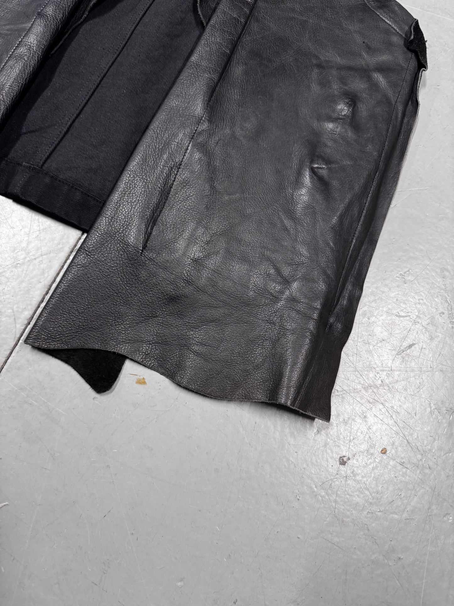 Ryuichiro Shimazaki Homme Raw Leather Vest