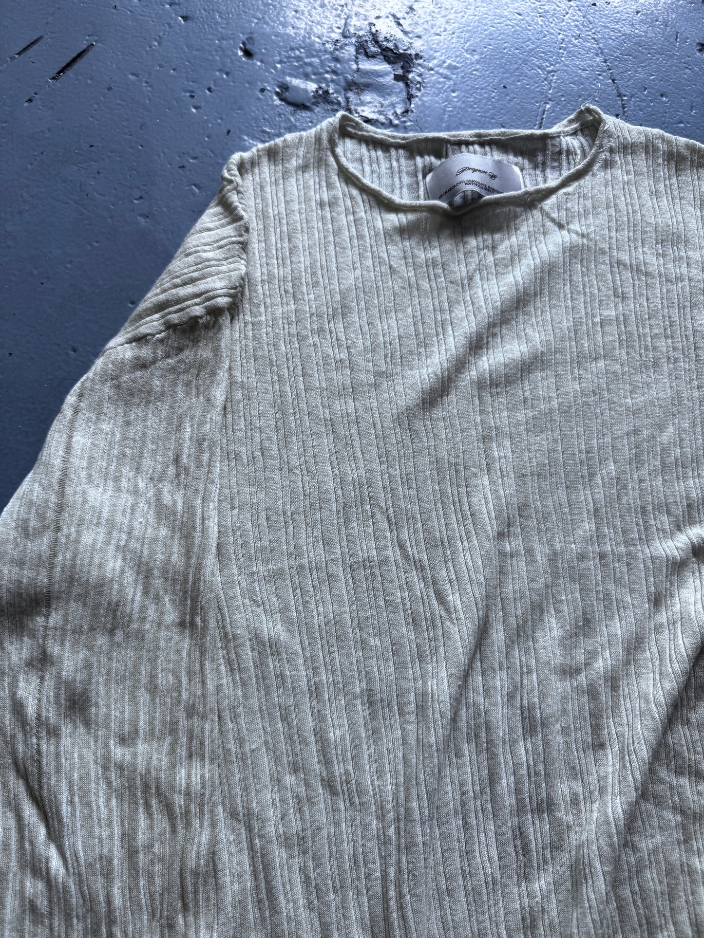 professor e treated knit lightweight sweater