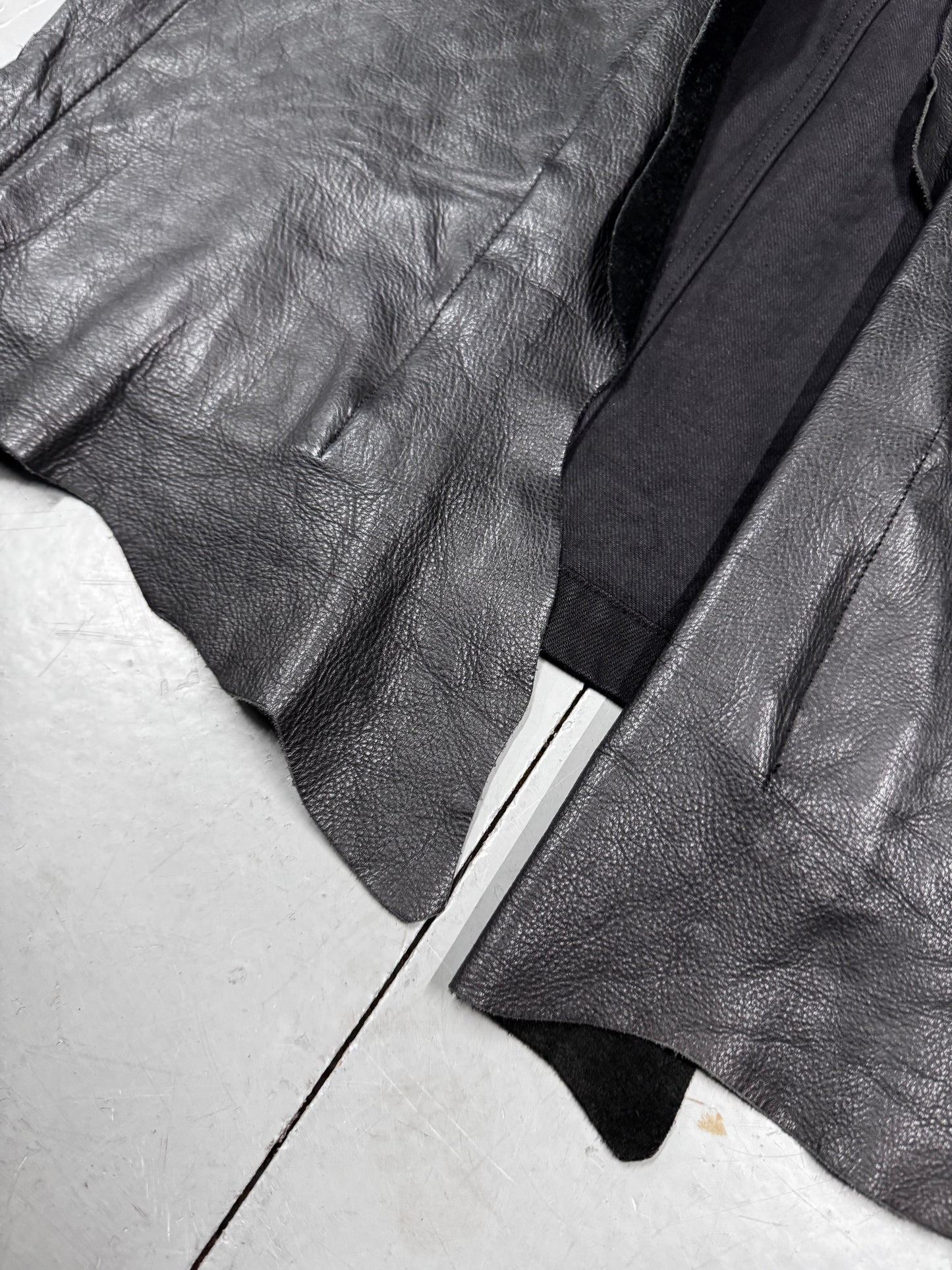 Ryuichiro Shimazaki Homme Raw Leather Vest