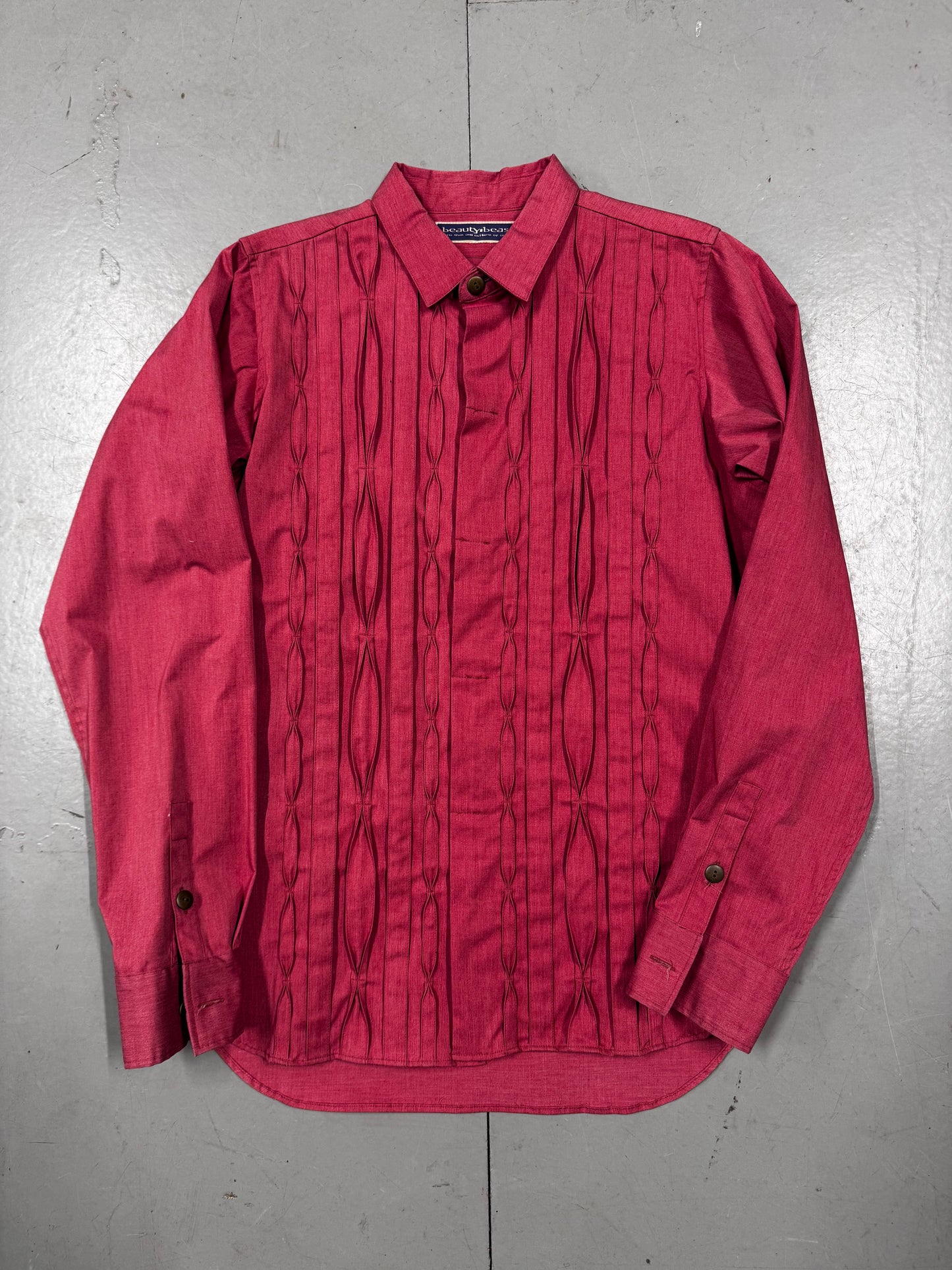 beauty:beast ruffle back pocket shirt