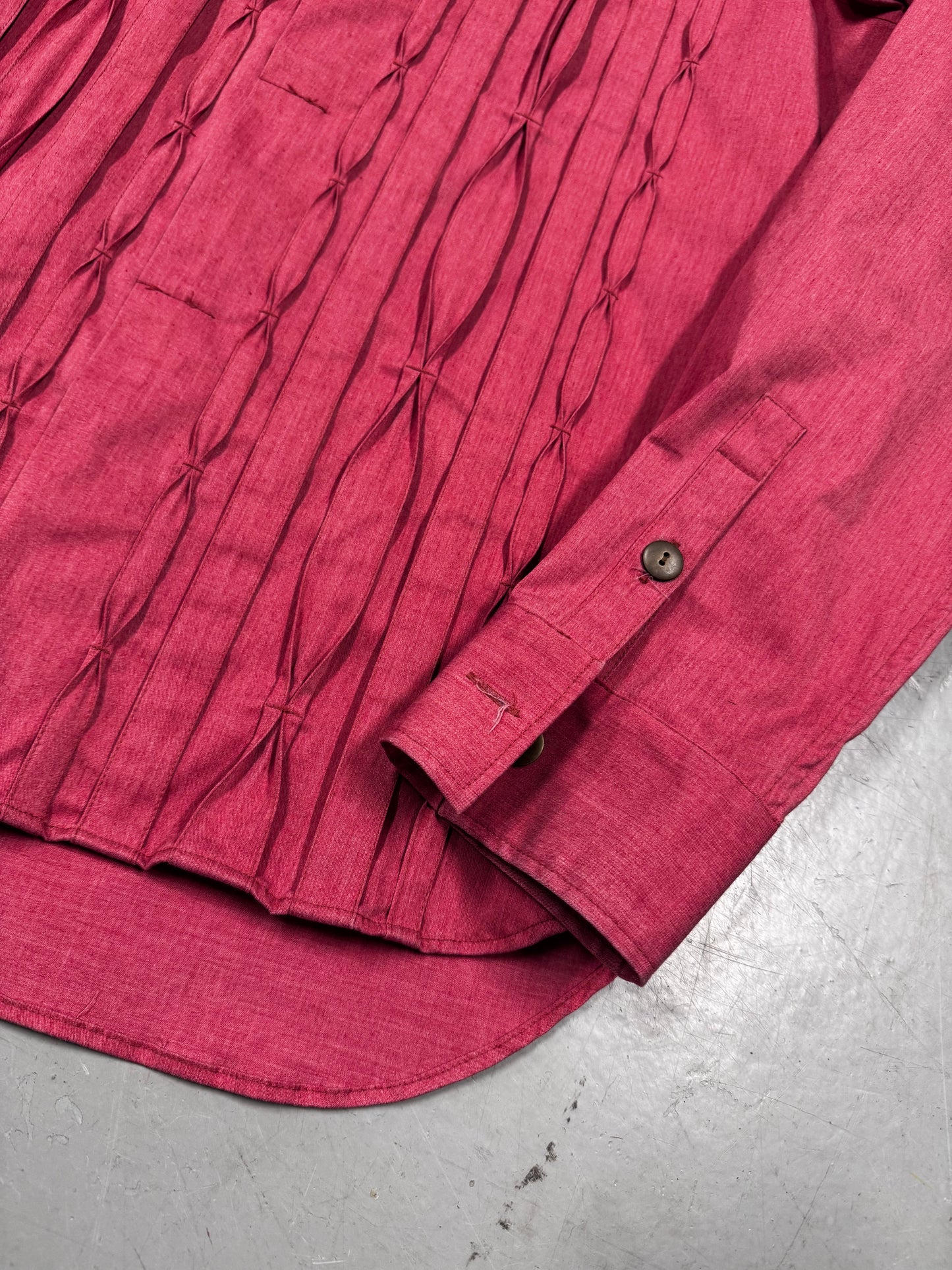 beauty:beast ruffle back pocket shirt